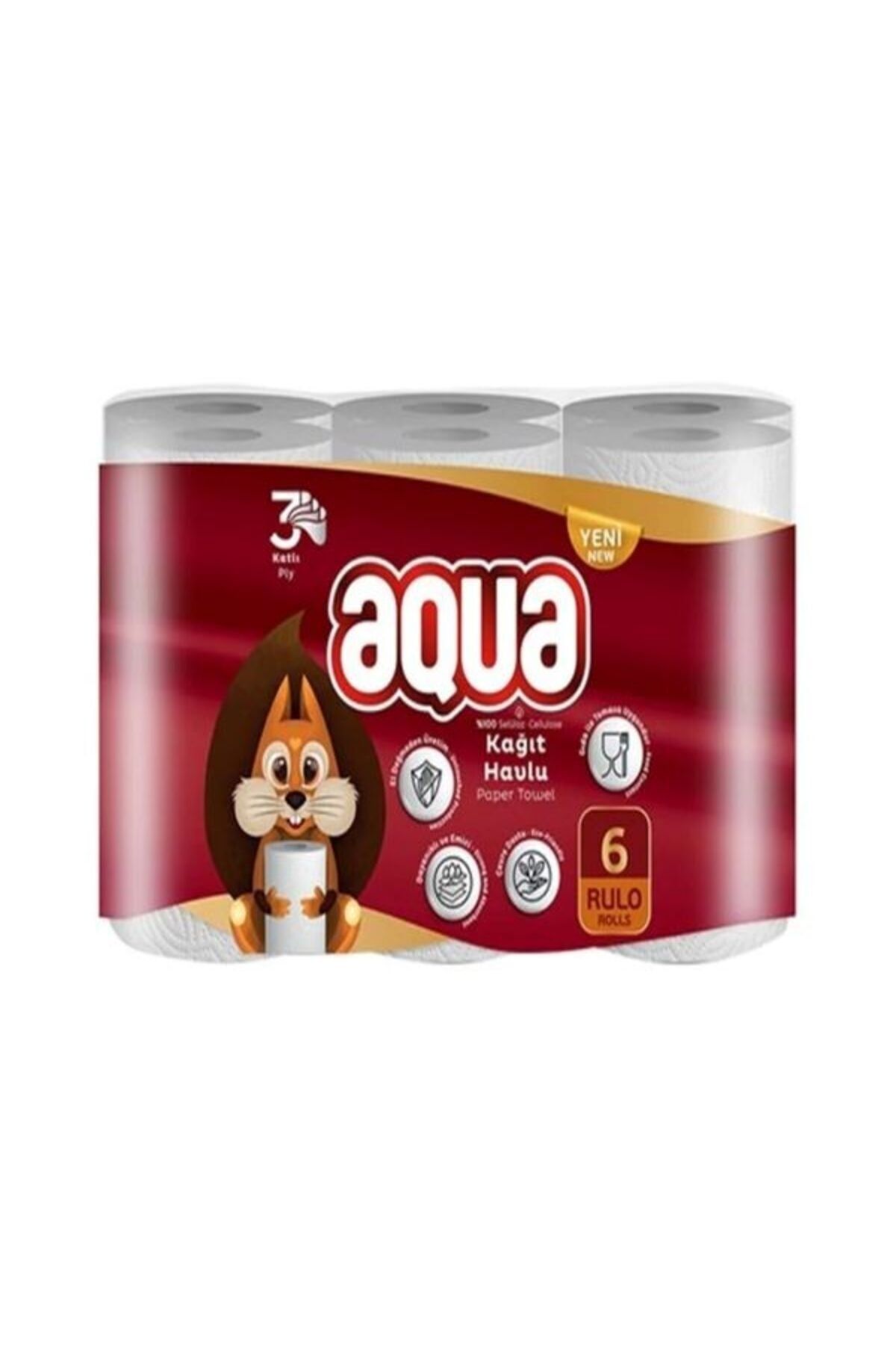 Aqua Havlu Kağıt 6 Lı