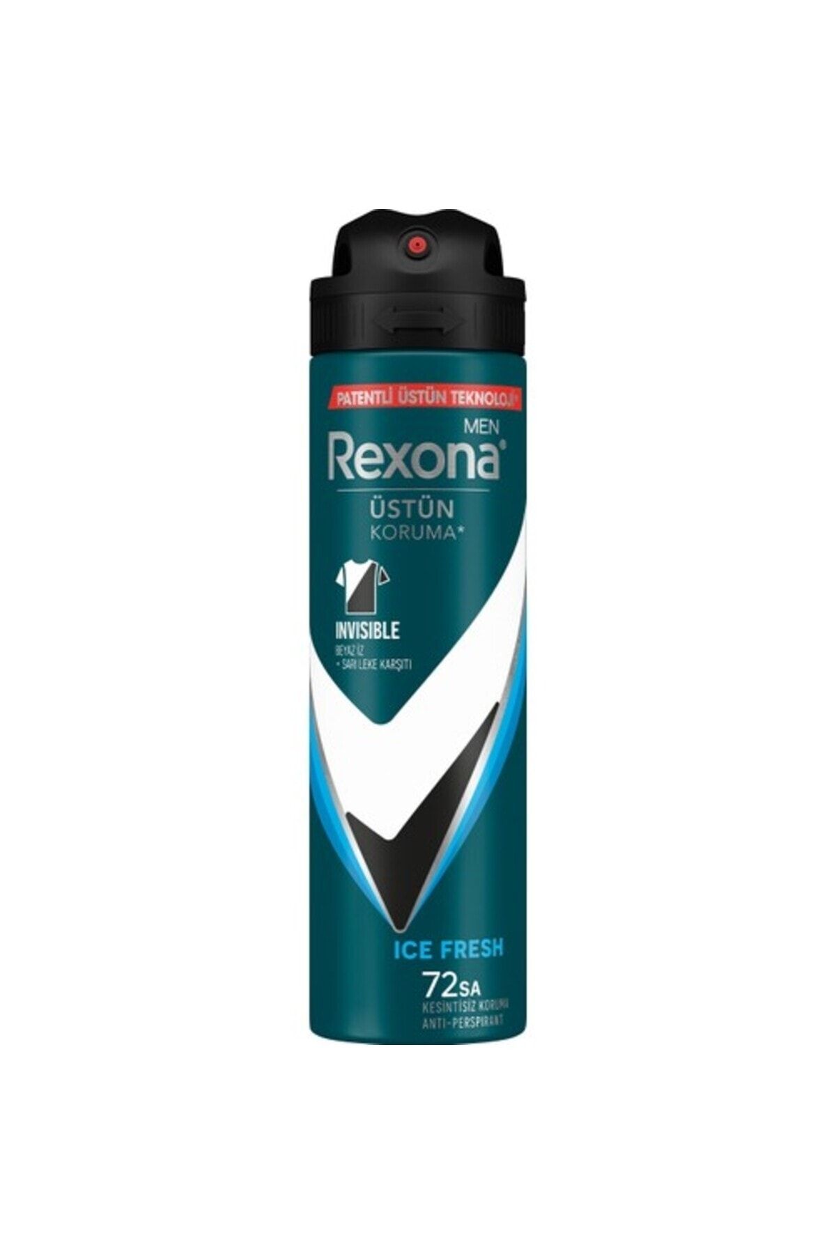 Men Erkek Sprey Deodorant Invisible Ice Fresh 72 Saat Kesintisiz Üstün Koruma 150 ml_1