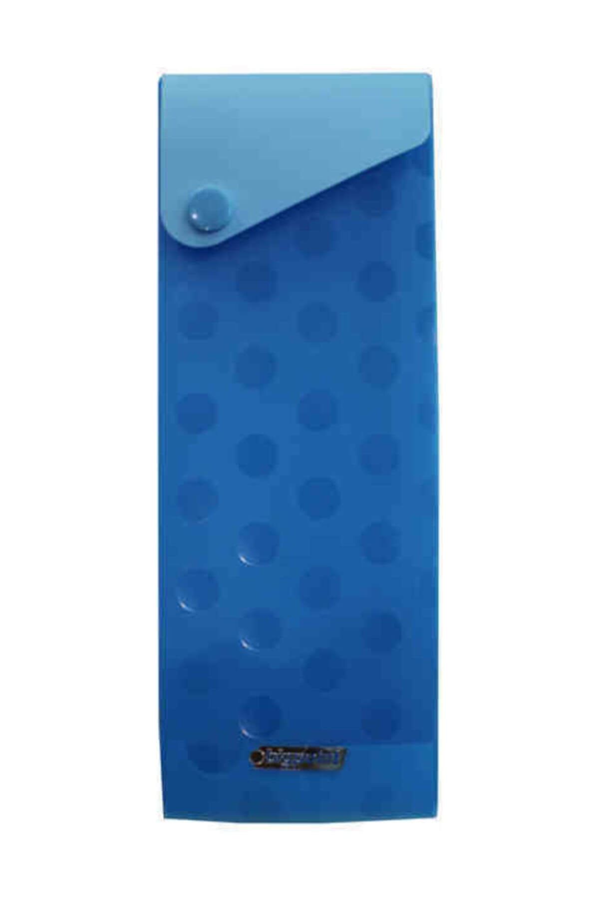Bigpoint Plastik Yukarıya Çekmeceli Kutu Kalemlik Mavi