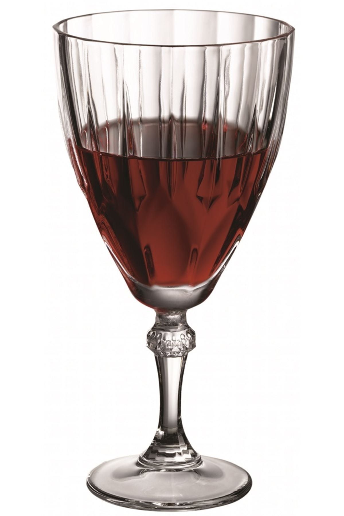 Paşabahçe Diamond 6 Lı Kırmızı Şarap Bardağı 245cc