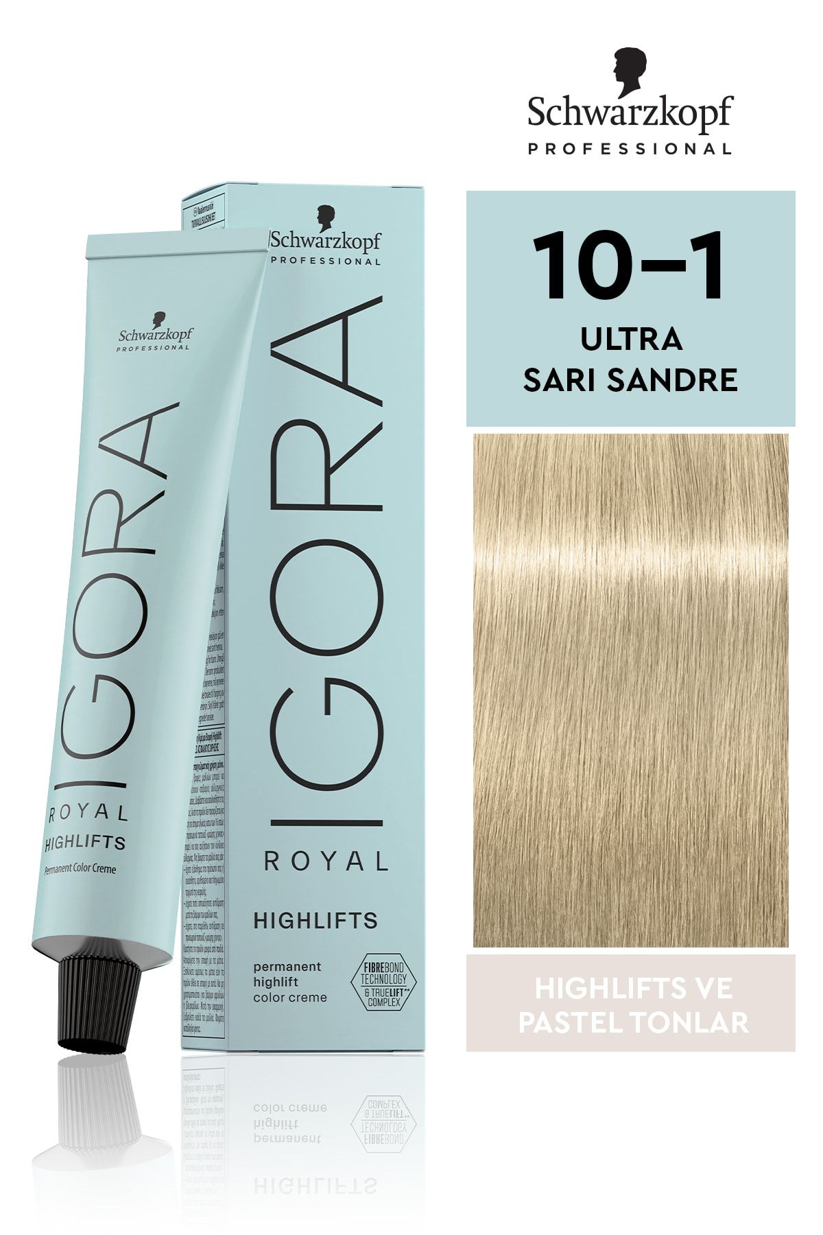 Igora Royal Highlifts Pastel Tonlar 10-1 Ultra Sarı - Sandre Saç Boyası 60ml