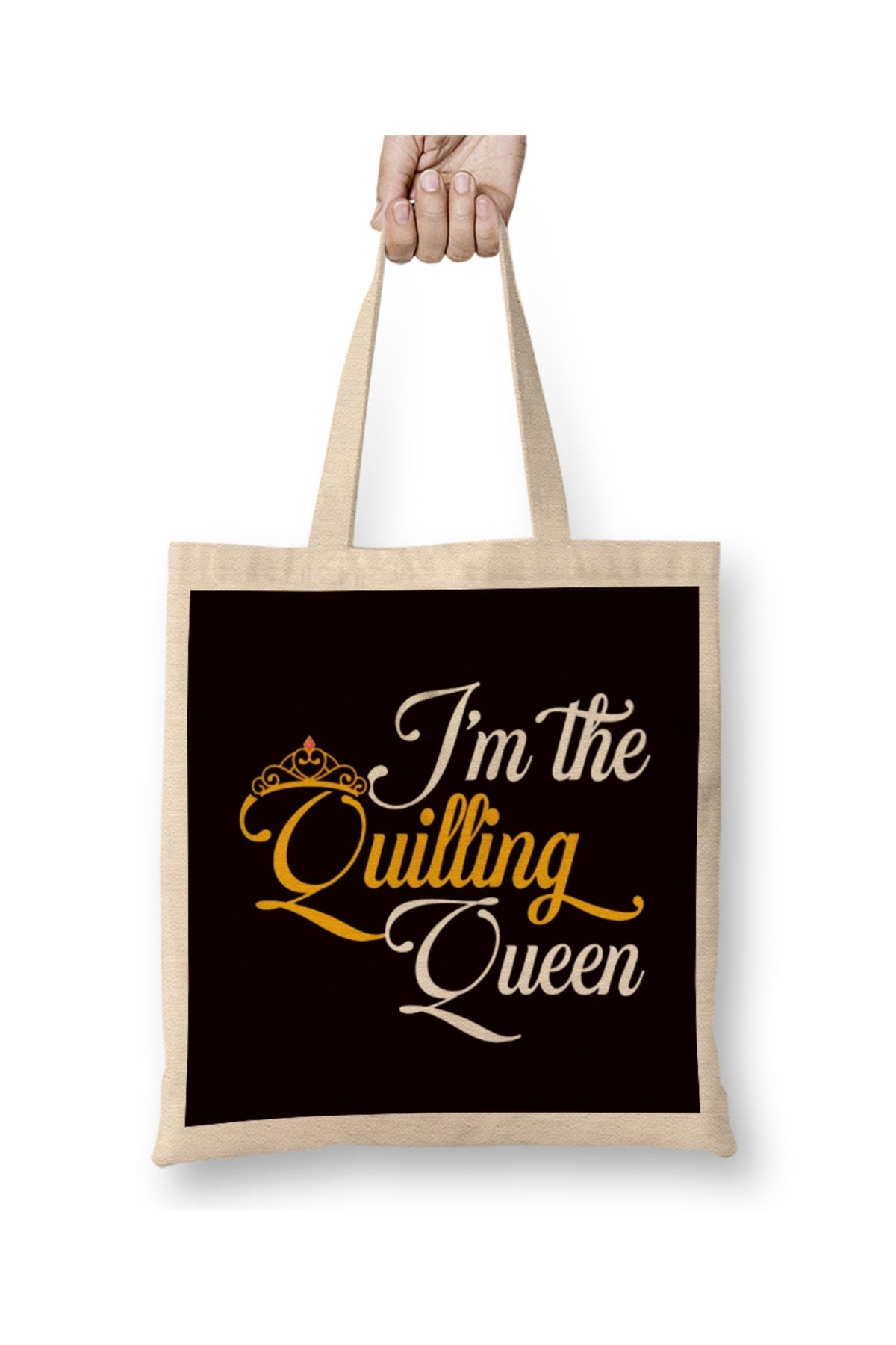 Baskı Dükkanı Quilling Queen Hobby Paper Filigree Crafting Craftsman Art Bez Çanta Uzun Saplı