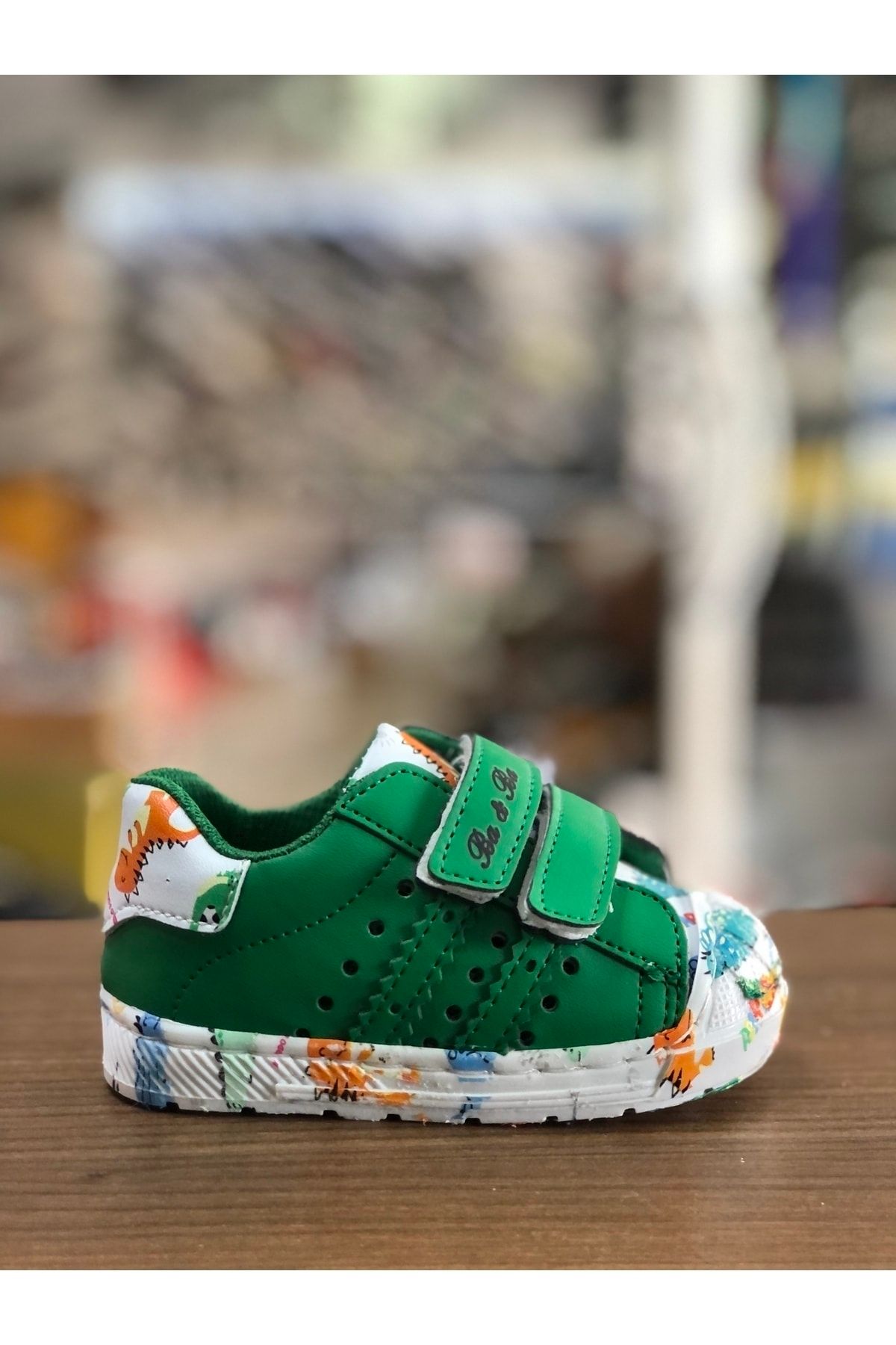 BA&BA İlk adım spor bebe yeşil spor ayakkabı