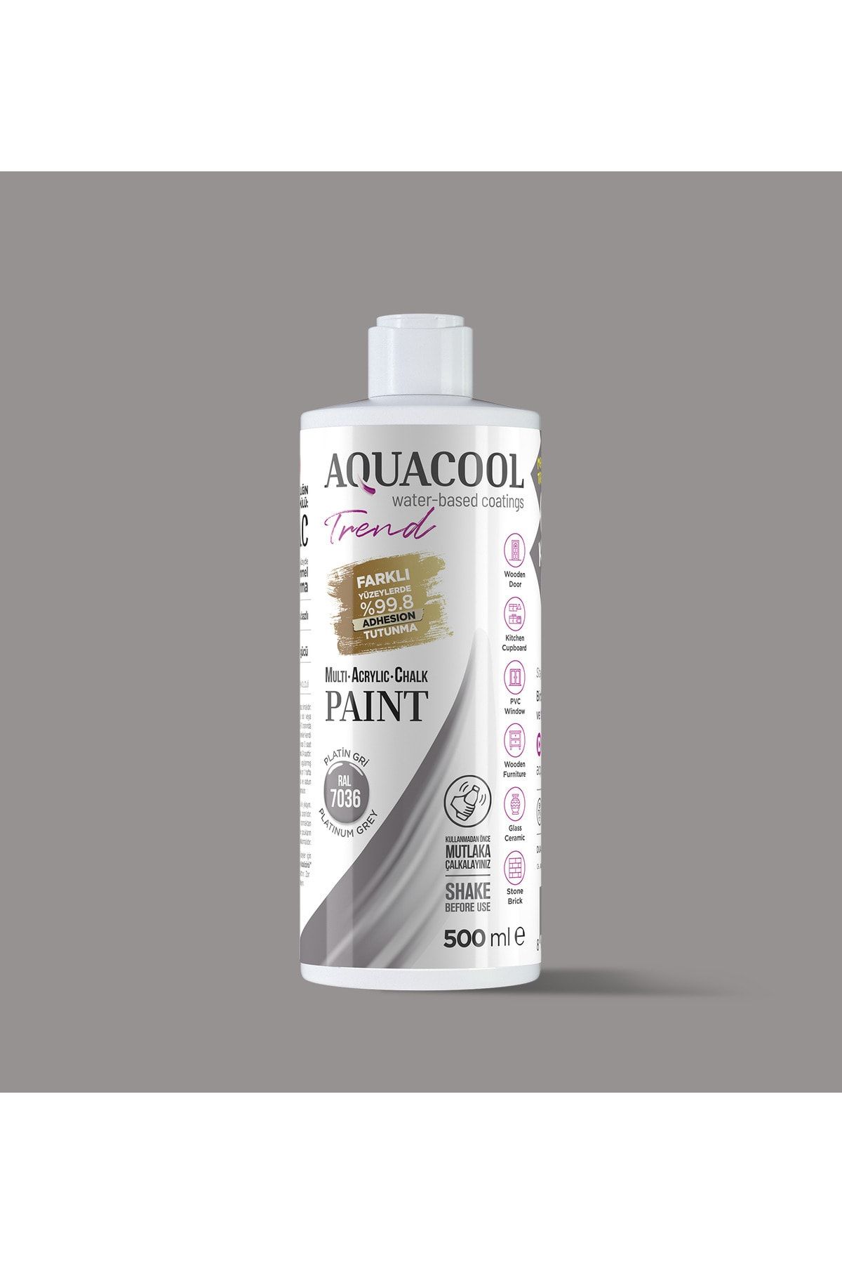 AQUA COOL Aquacool Trend Mac Boya Ral 7036 Platin Gri