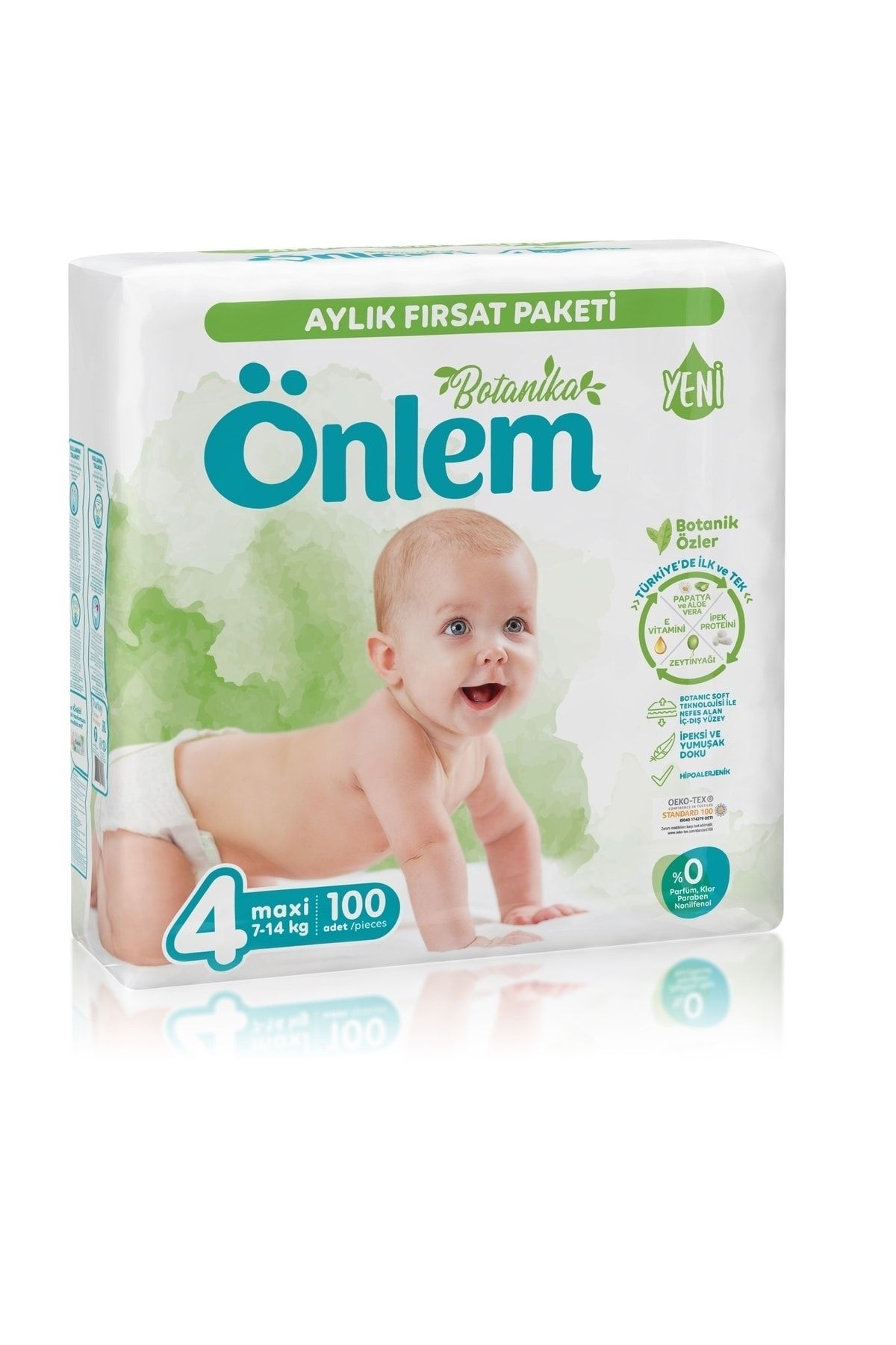 ÖNLEM Botanika Aylık Fırsat Paket Maxi 4 Numara 100 Adet