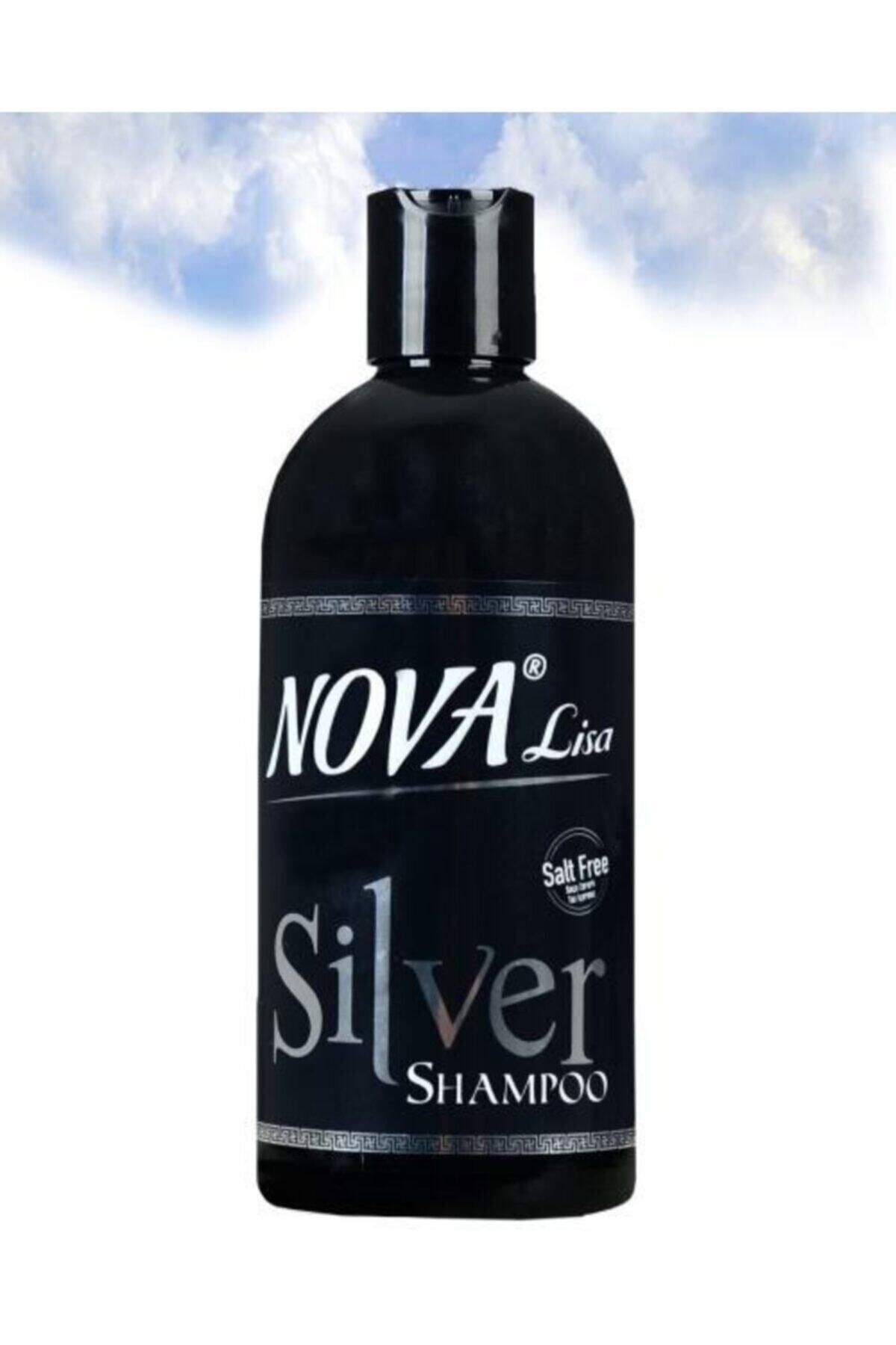 Nova Lisa Gri Ce Beyaz Saçlar Için Tuzsuz Süper Sılver Şampuan 500 Ml