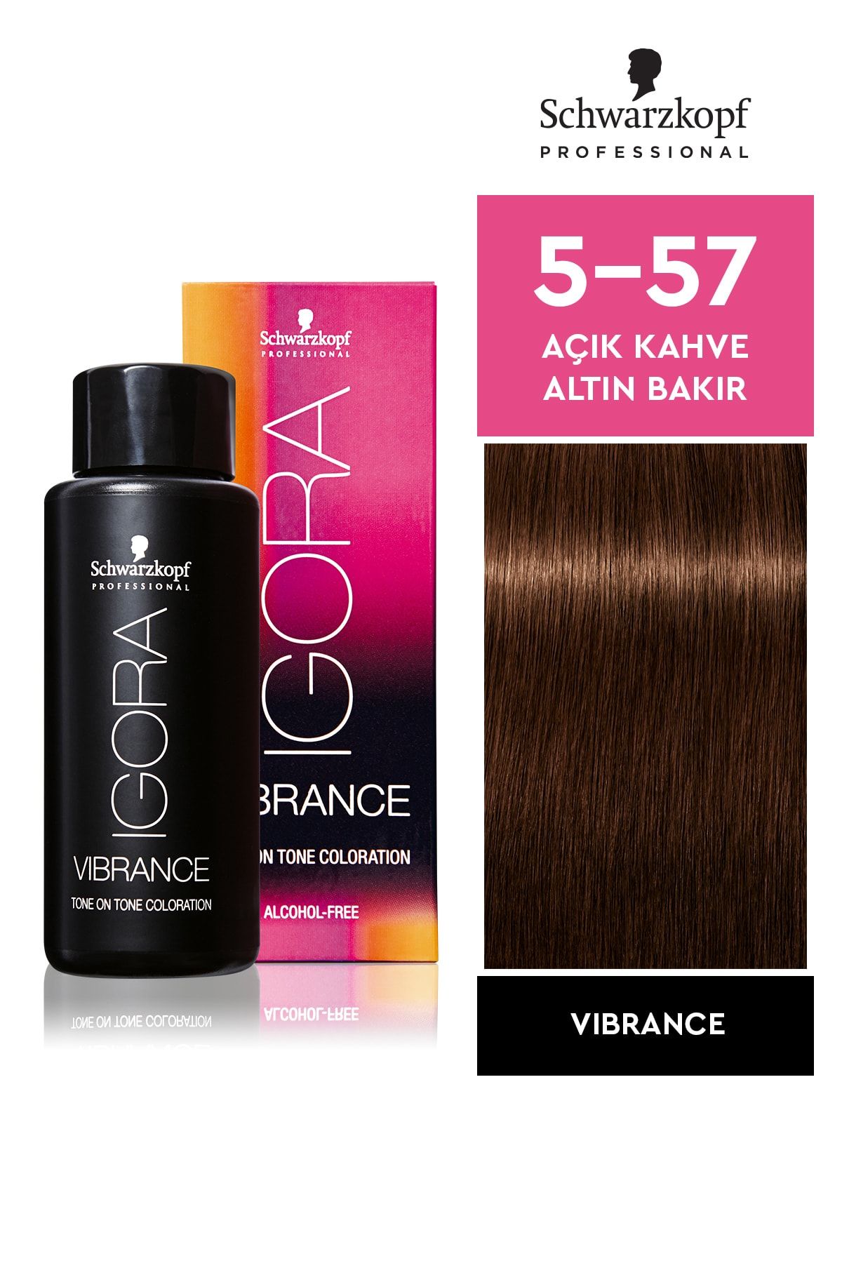 Igora Vibrance 5-57 Açık Kahve Altın Bakır Saç Boyası 60 ml