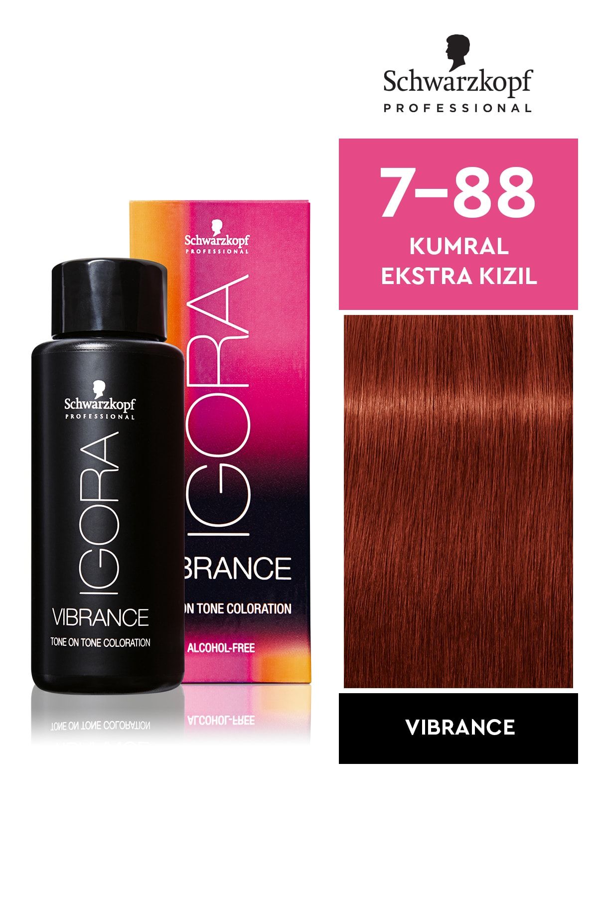 Igora Vibrance 7-88 Kumral Ekstra Kızıl Saç Boyası 60 ml