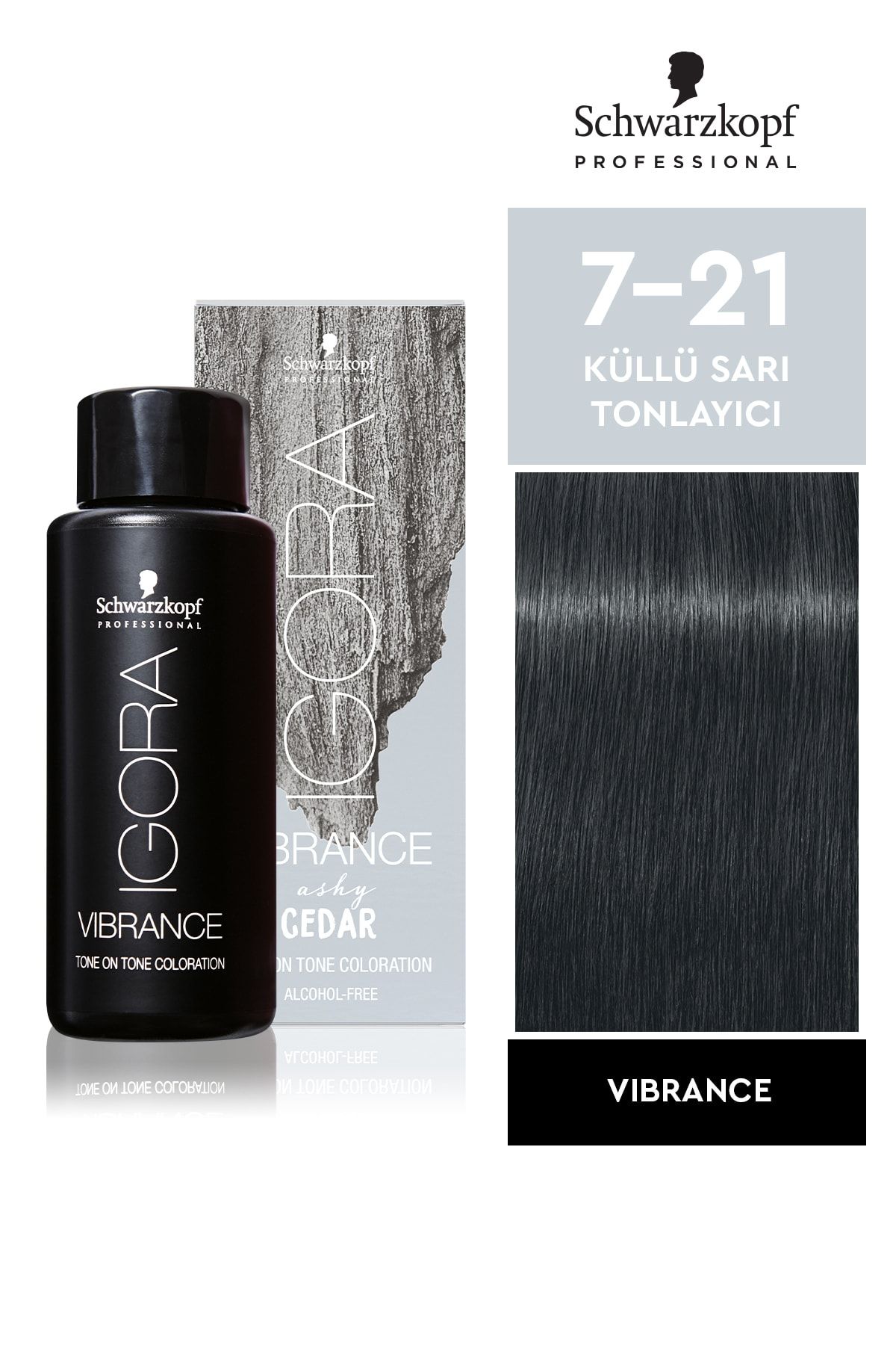 Igora Vibrance Cedar 7-21 Küllü Sarı Tonlayıcı Saç Boyası 60 ml