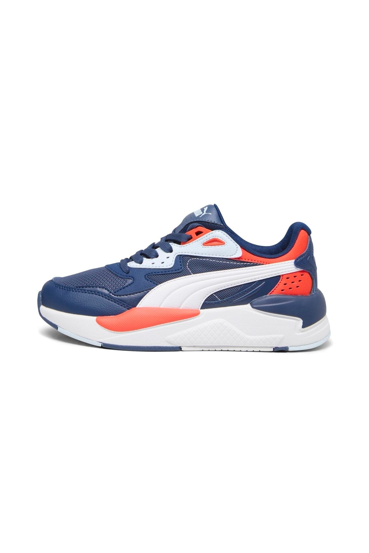 Puma X-Ray Speed Jr Inky Blue-PUMA White-Pers