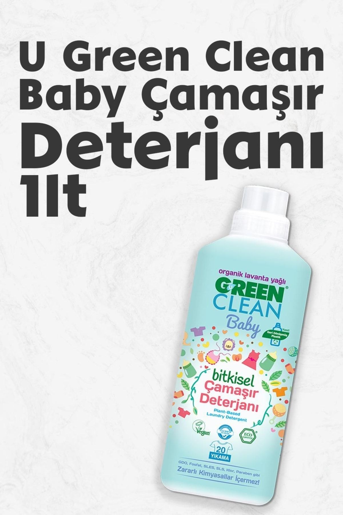 Green Clean U Baby Çamaşır Deterjanı 1 L