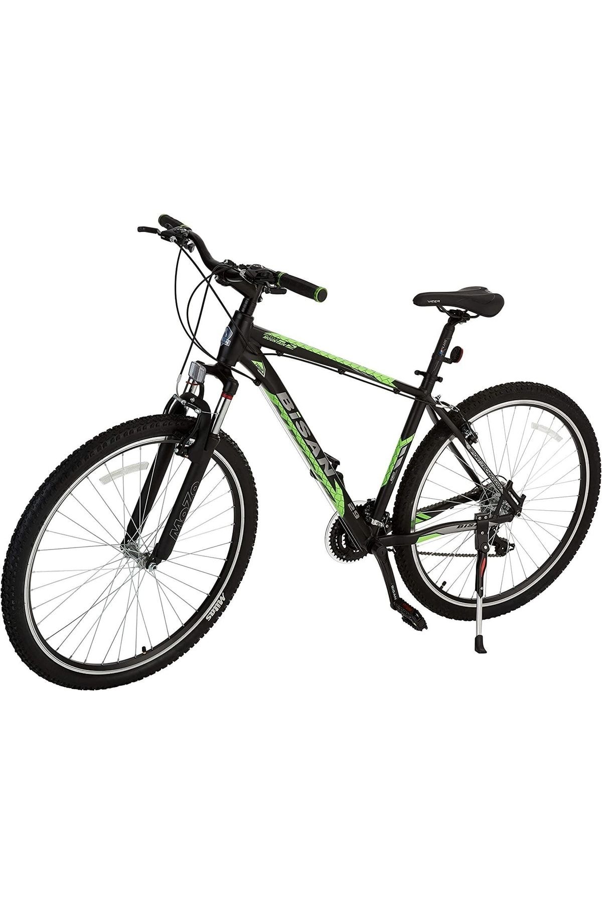 Bisan Mtx 7050 29 Jant 21 Vites Vb Dağ Bisikleti Mtb Siyah - Yeşil 48cm