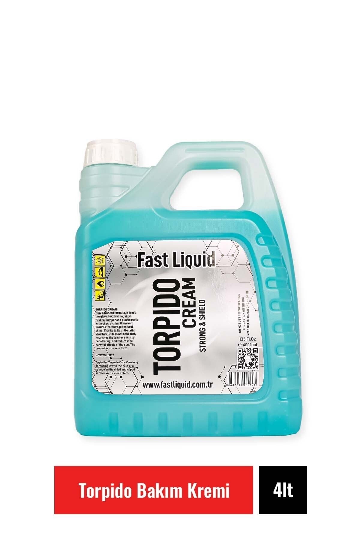 Fast Liquid Torpido Parlatıcı Ve Bakım Kremi 4 Lt Torpido Cream (plastik, Kokpit, Ayna, Tampon Parlatıcı)