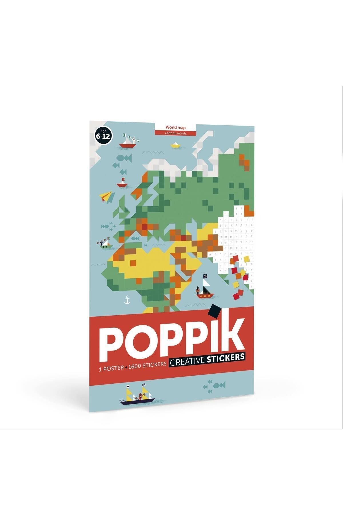POPPIK CREATIVE POSTER + 1600 STICKERS
WORLD MAP