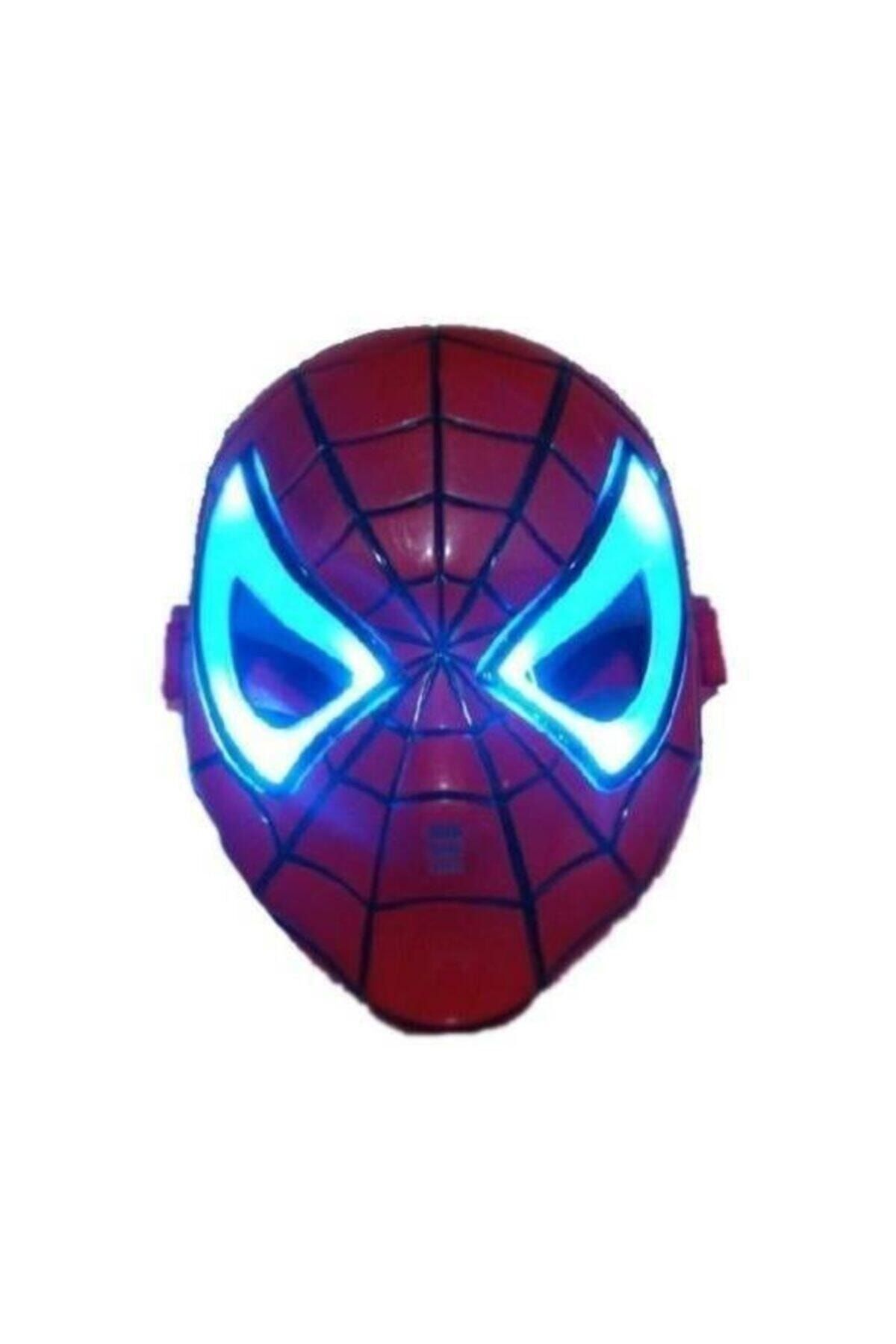 Partibulutu Örümcek Adam Spiderman Işıklı Maske Ve Batman Işıklı Maske