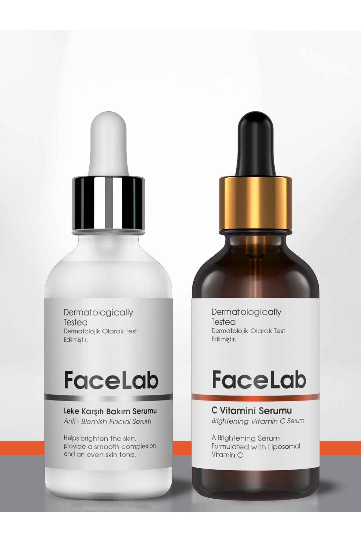 FaceLab 2'li Cilt Bakım Seti - C Vitamini Serum + Leke Karşıtı Serum