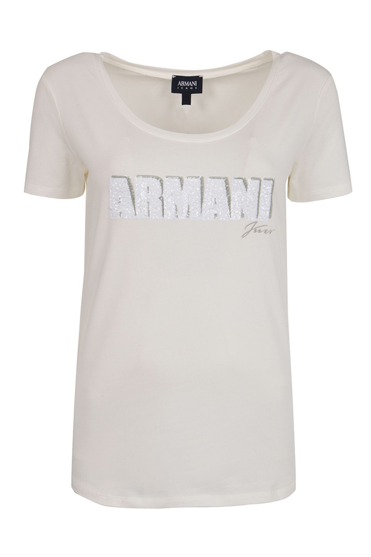 Armani Jeans Beyaz Kadın T-Shirt
