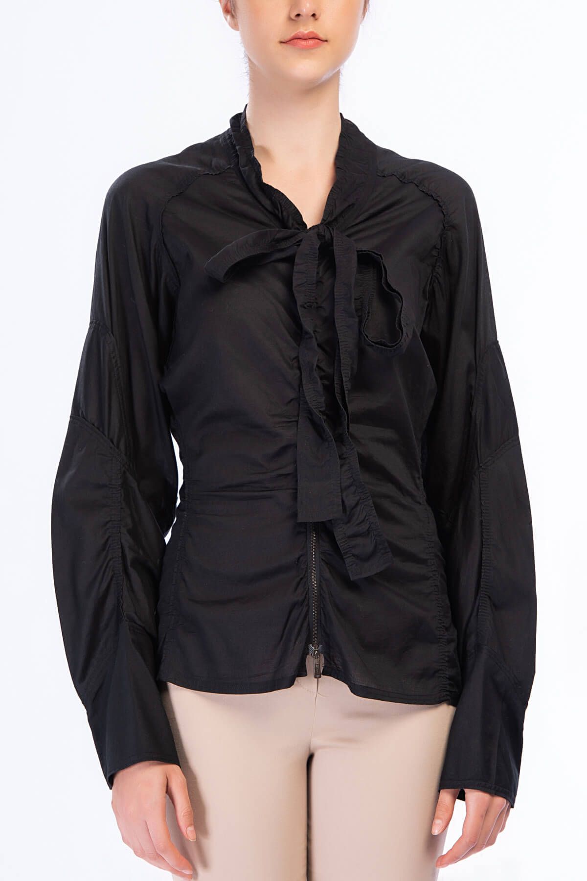 Yves Saint Laurent Kadın Siyah Gömlek (4918)