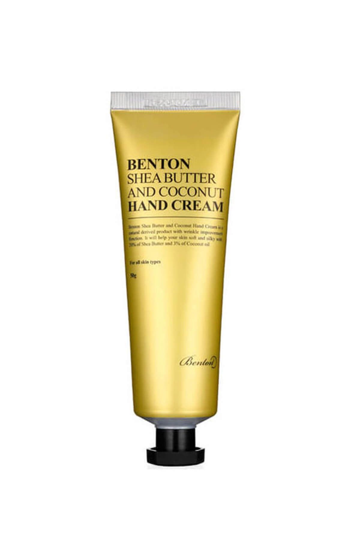 Benton Shea Butter & Coconut Hand Cream - Shea Butter&Hindistan Cevizi Ekstreli El Kremi 50 g 8809430538099