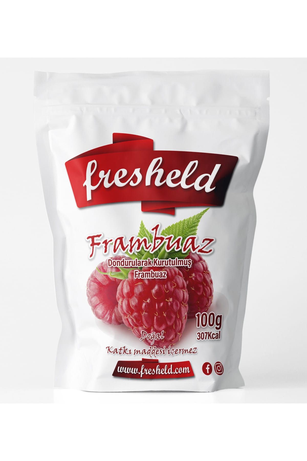 Fresheld Dondurularak Kurutulmuş Frambuaz 100gr