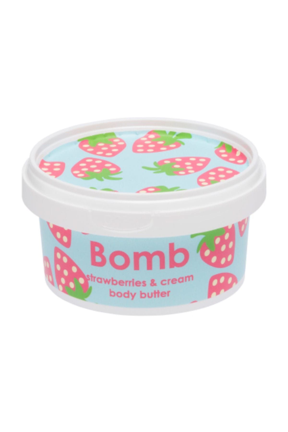 Bomb Cosmetics Strawberry & Cream Vücut Kremi 200 ml 5037028248317