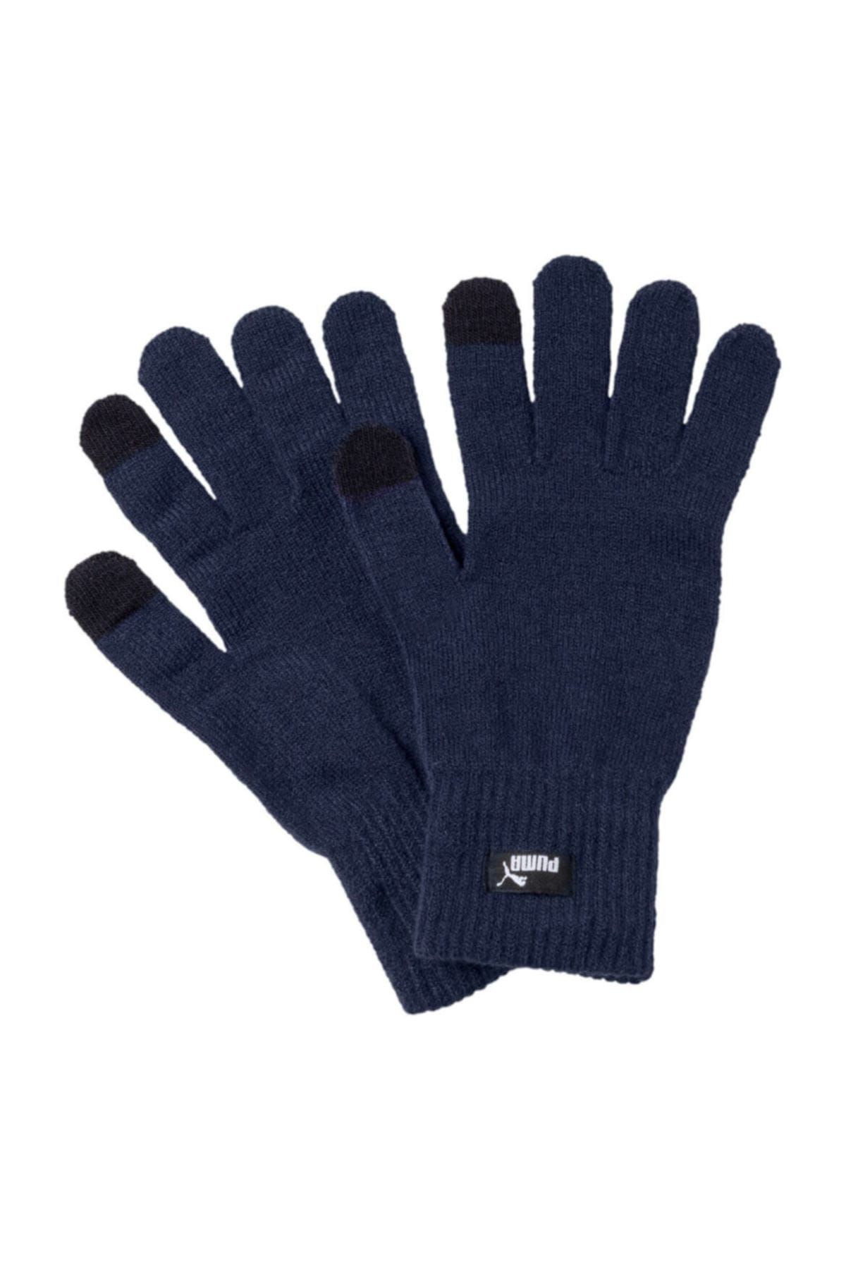 Puma Erkek Eldiven - Eldiven Knit Gloves Peacoat - N.1 Logo - 04131605