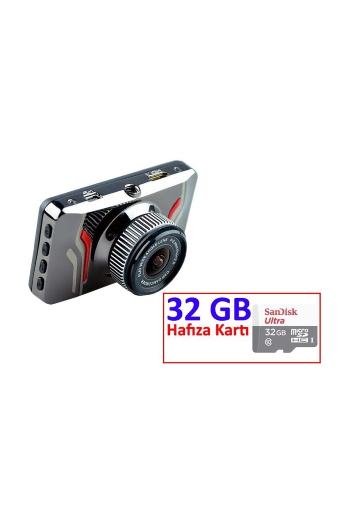 General Plus Full HD 3" 16MP Araç Kamerası GP61+32GB Hafıza Kartı