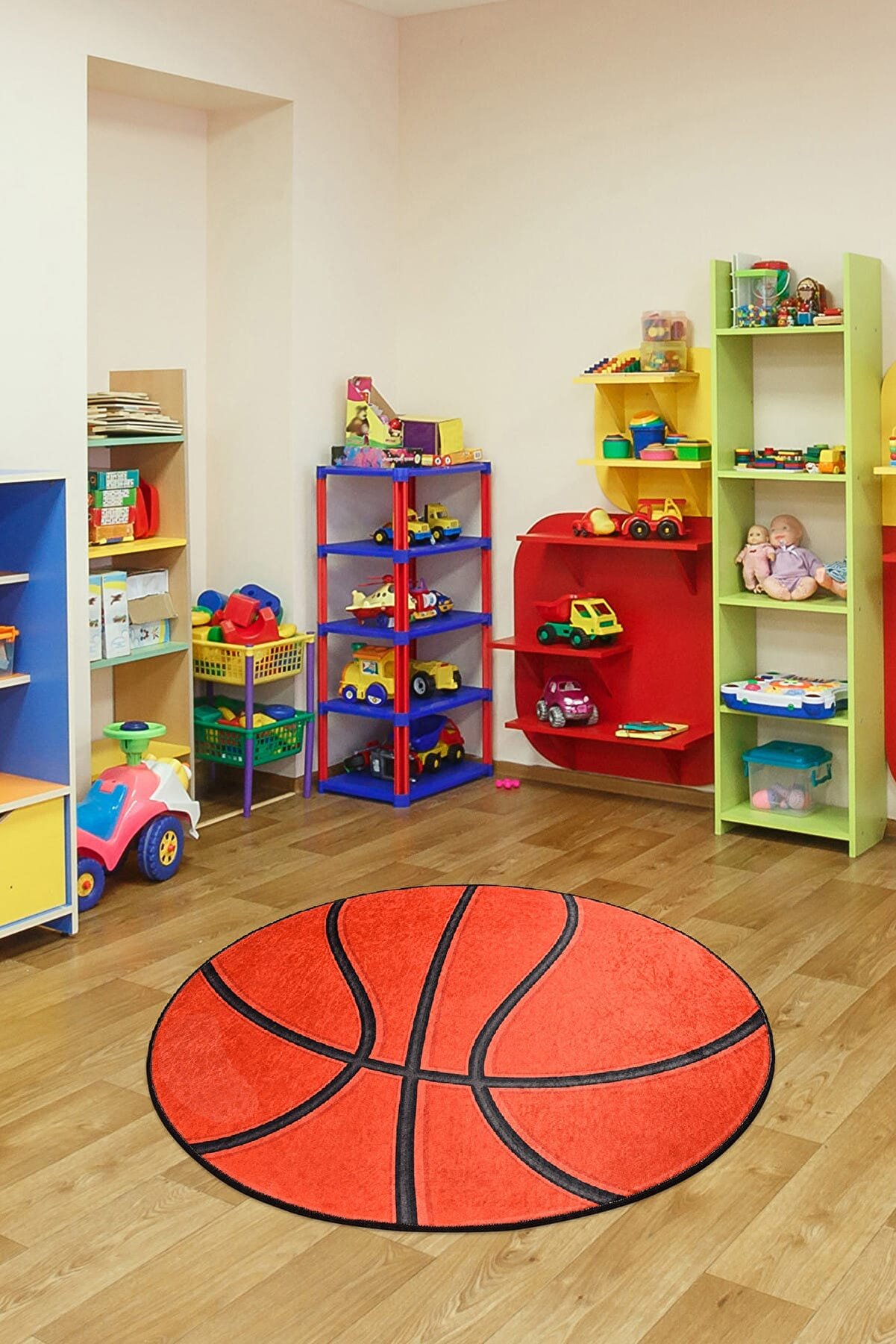 Chilai Home BASKETBALL Çocuk ve Bebek Halısı Yıkanabilir
