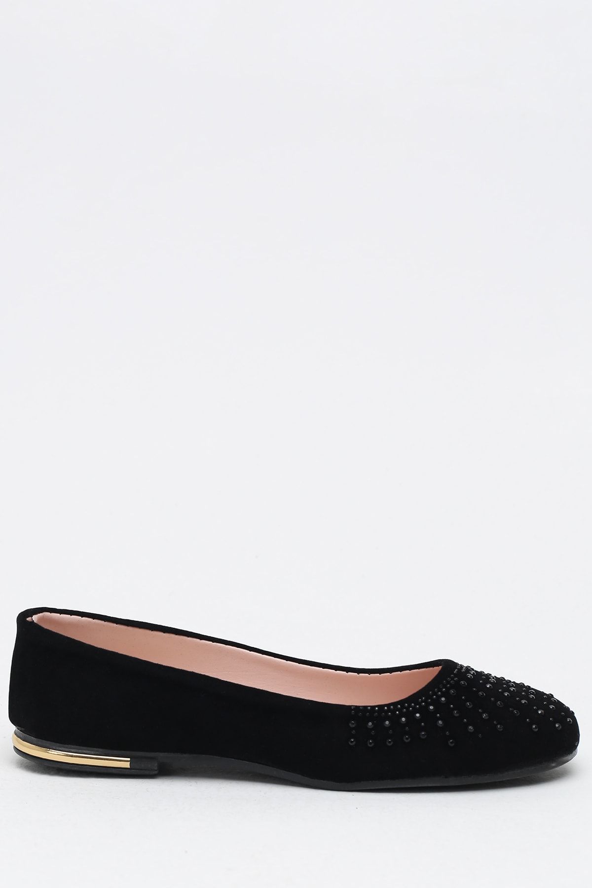 Ayakkabı Modası Siyah Kadın Babet 9999-19-100025