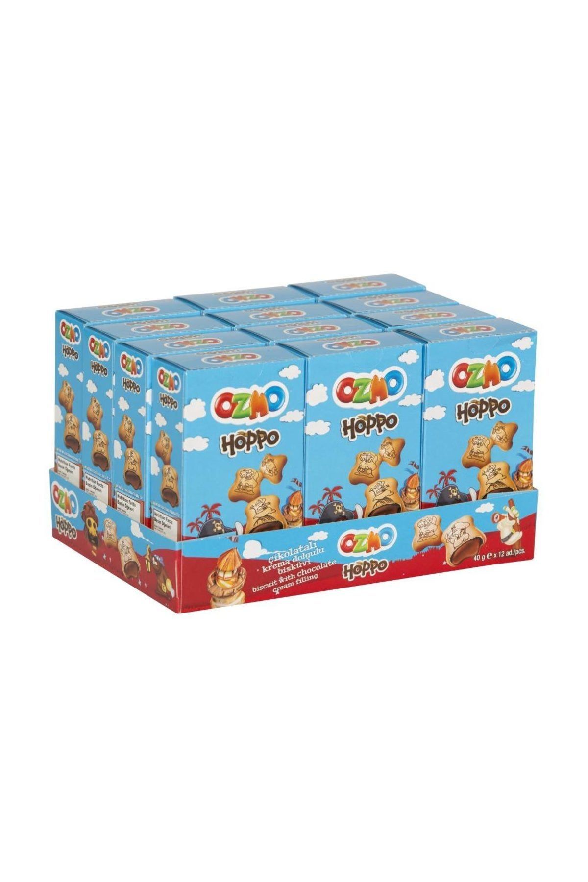 Genel Markalar Ozmo Hoppo Çikolatalı Bisküvi 40 G 12'li