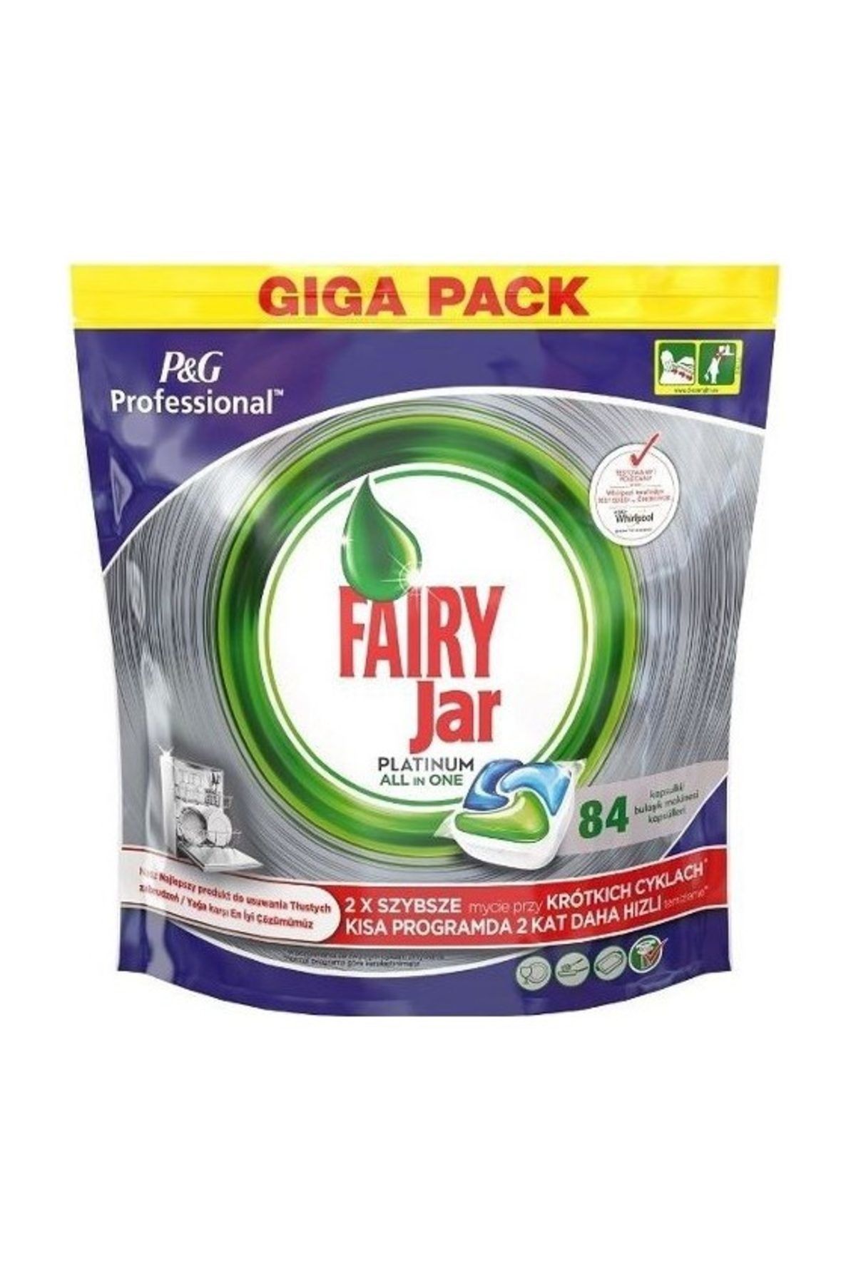 Fairy Jar Platinum Bulaşık Makinesi Kapsülü 84´lü