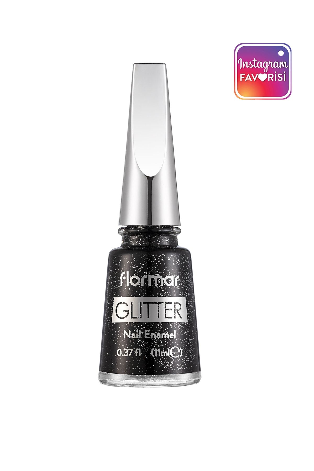 Flormar Oje - Glitter Nail Enamel L20 Purple Glare 8690604590292