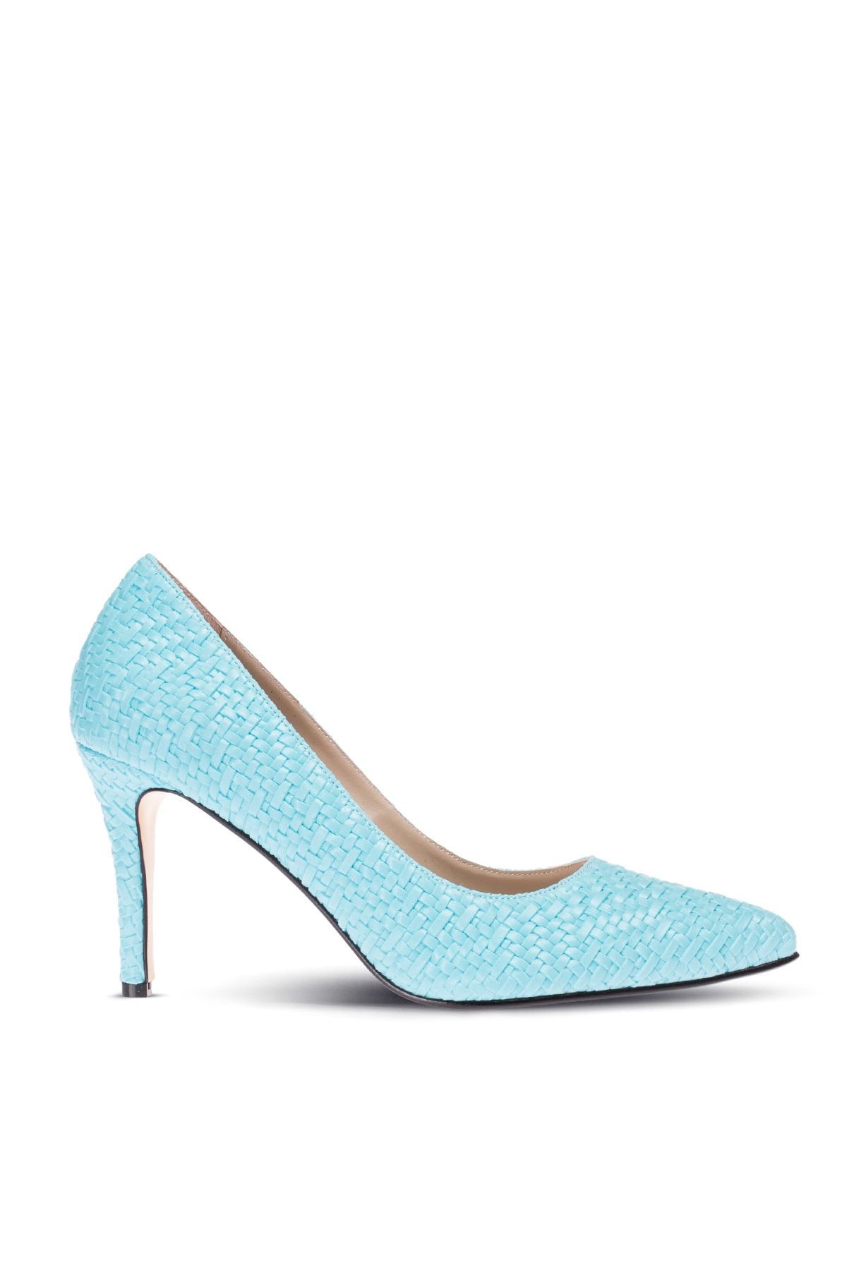 Deery Mavi Kadın  Klasik Topuklu Ayakkabı 02029ZMVIM04