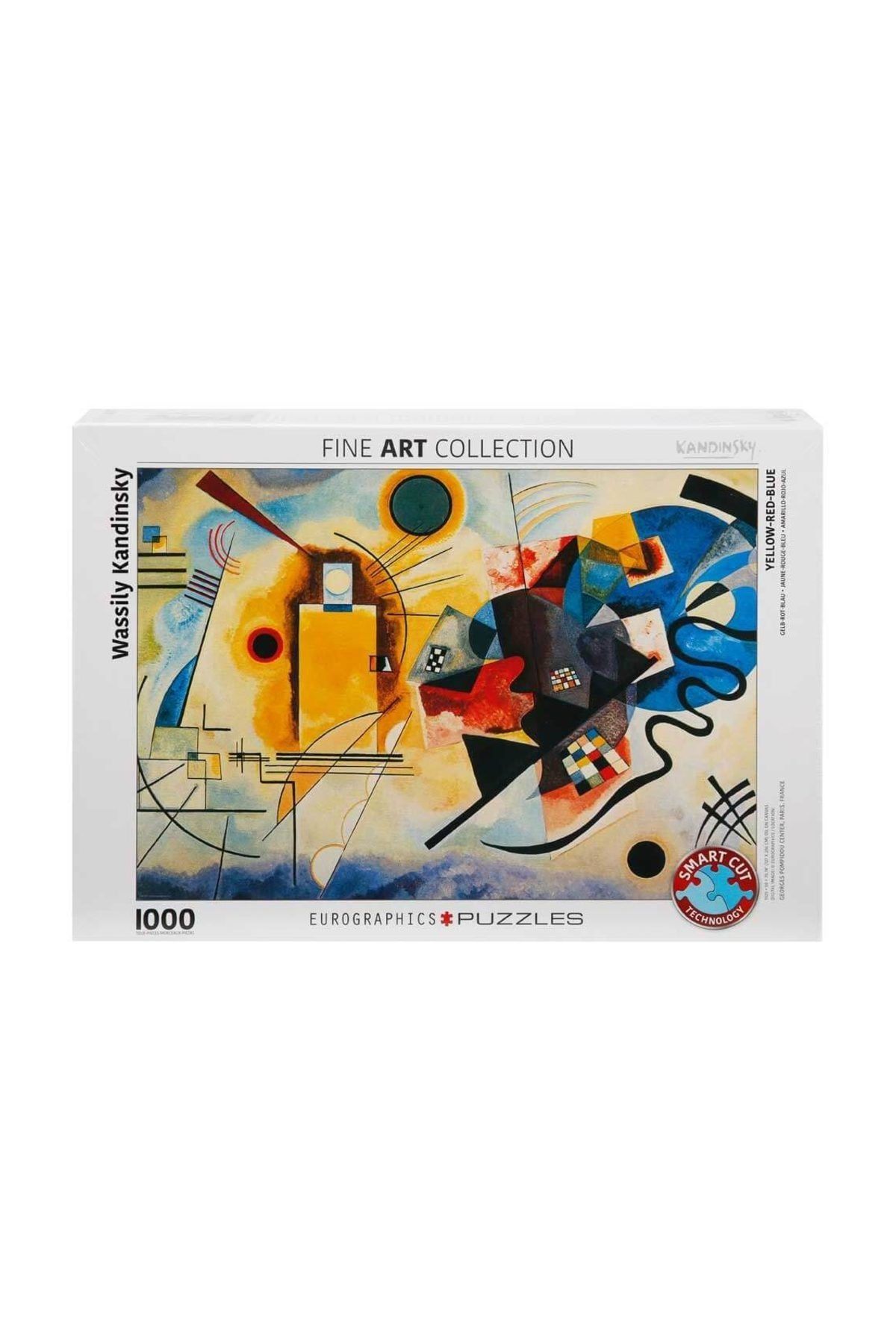 Eurographics 1000 Parça Puzzle : Yellow Red Blue - Wassily Kandinsky