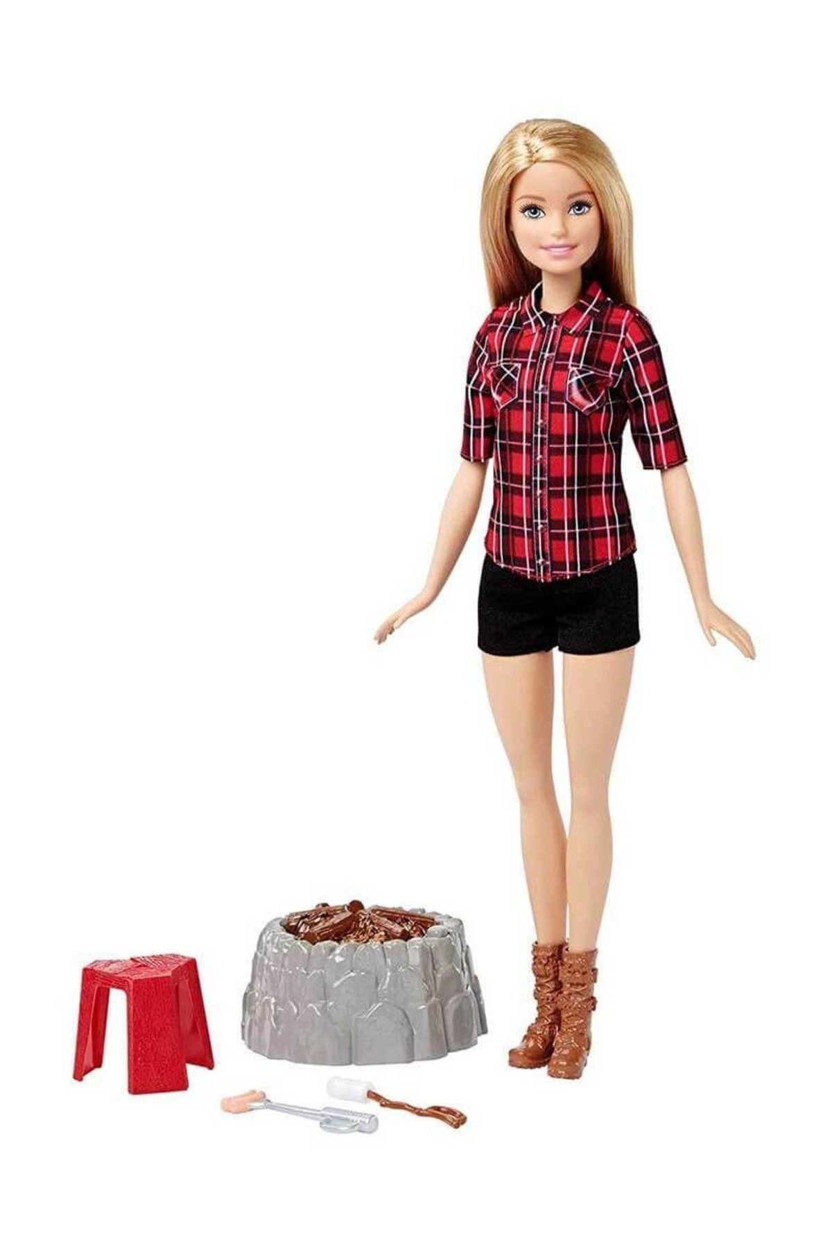 Barbie Kampa Giden Barbie - Pembe