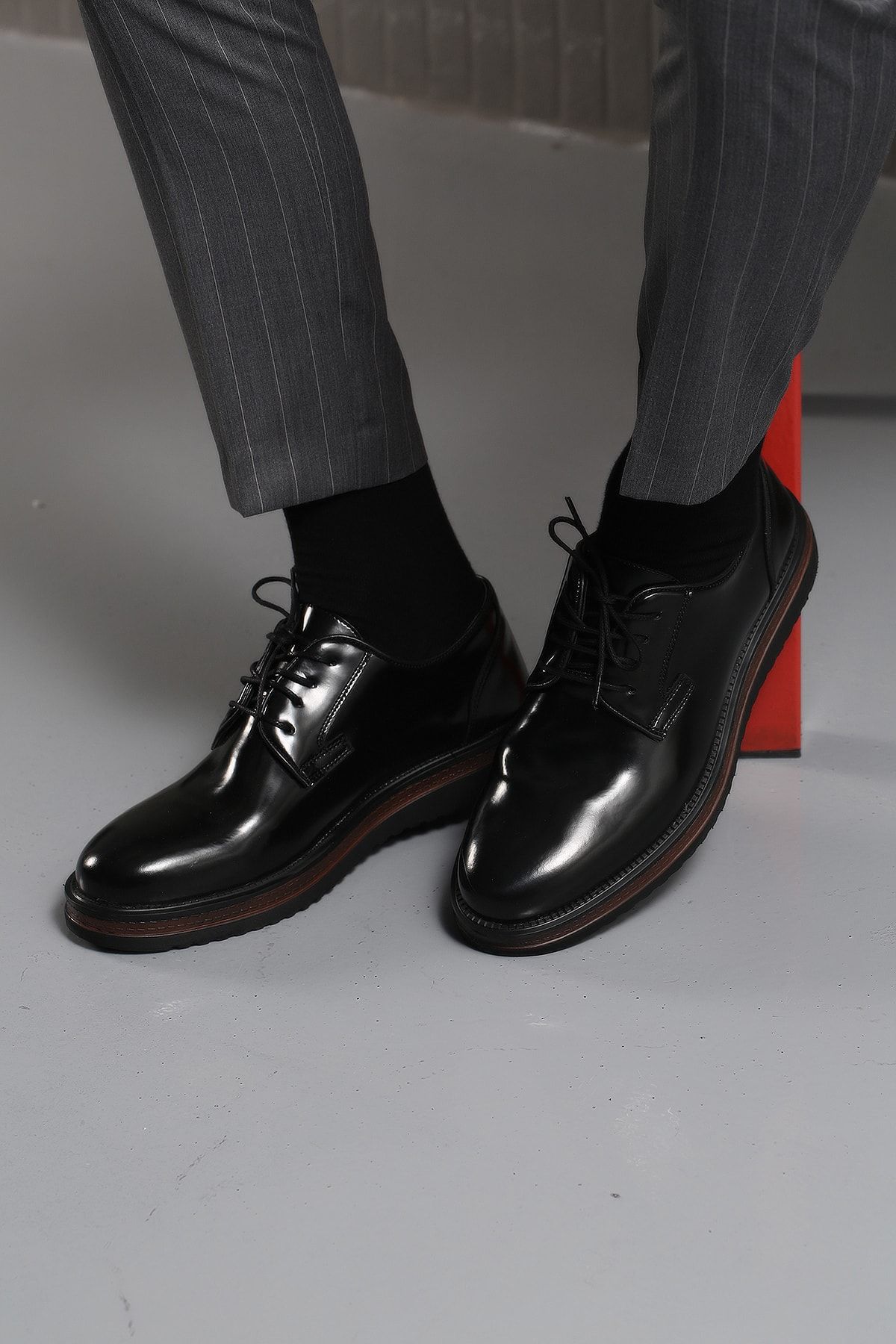 Ayakkabı Modası Siyah Erkek Ayakkabı 5004-19-110009