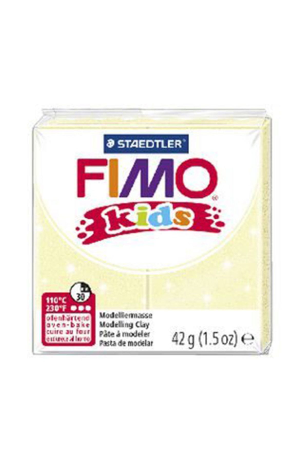 Staedtler 8030-106 Modelleme Kili Fımo® Kids 42 Gram Sedefli Sarı