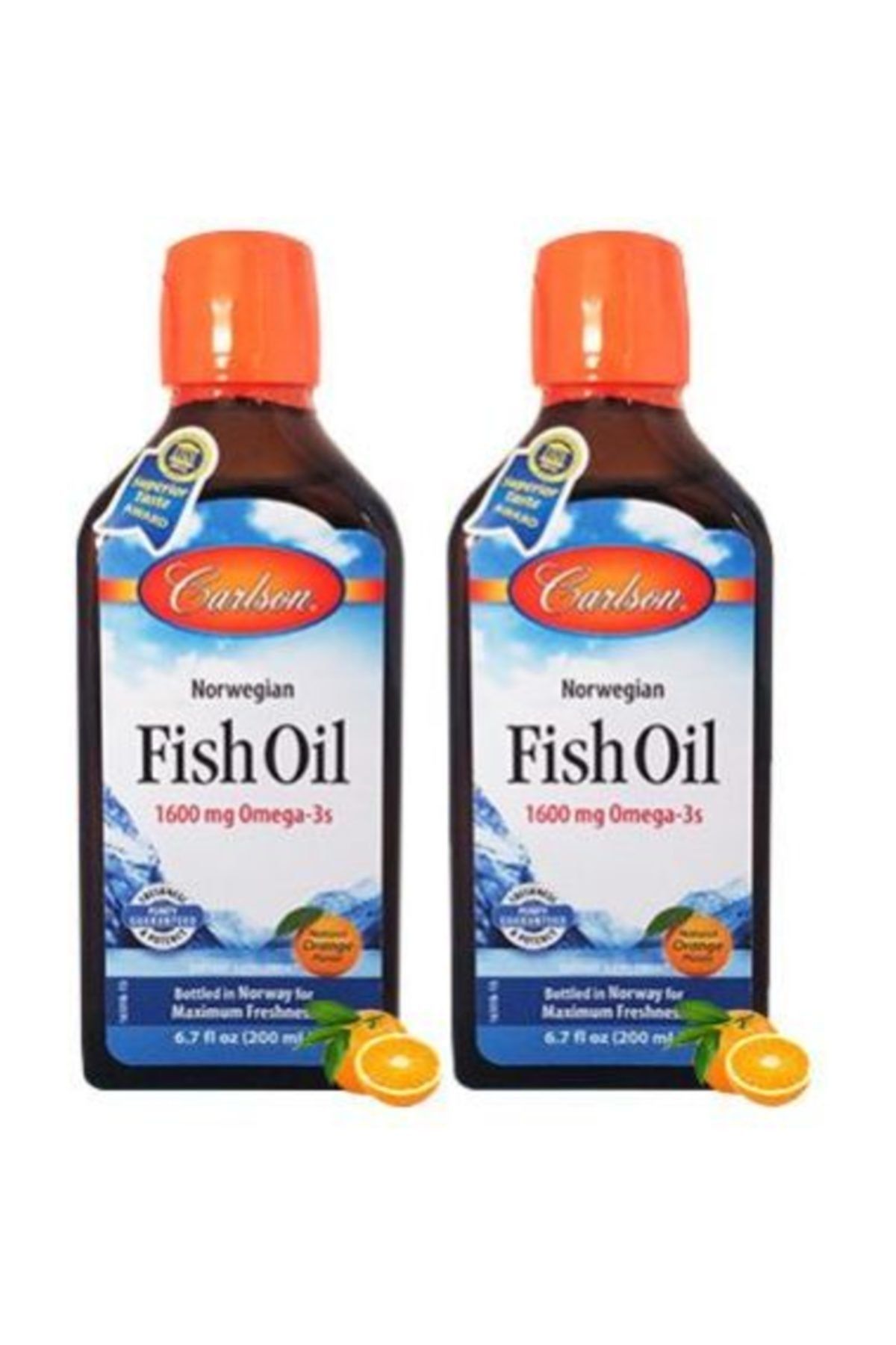 Carlson Fish Oil Balık Yağı Şurup 200 ml Portakal Aromalı  2 Ad