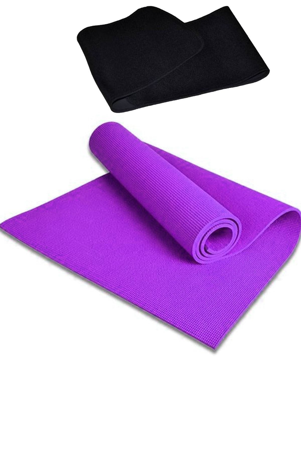 Delta Pvc 6 Mm Kalınlıkta Pilates Yoga Minderi, Termal Bel Kemeri Terleme Egzersiz Jimnastik