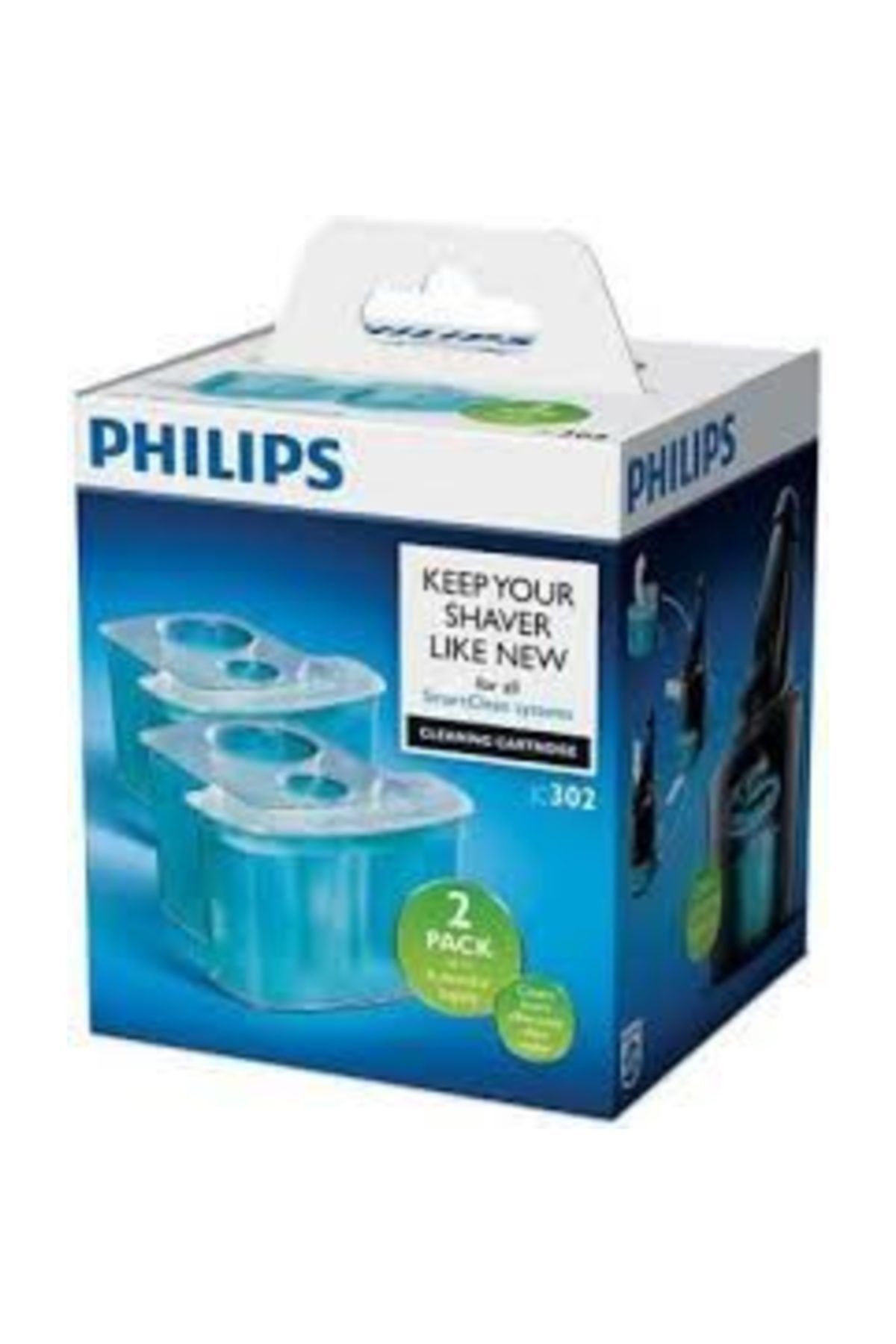 Philips Smart Clean Sistemi Temizleme Kartuşu 2li JC302