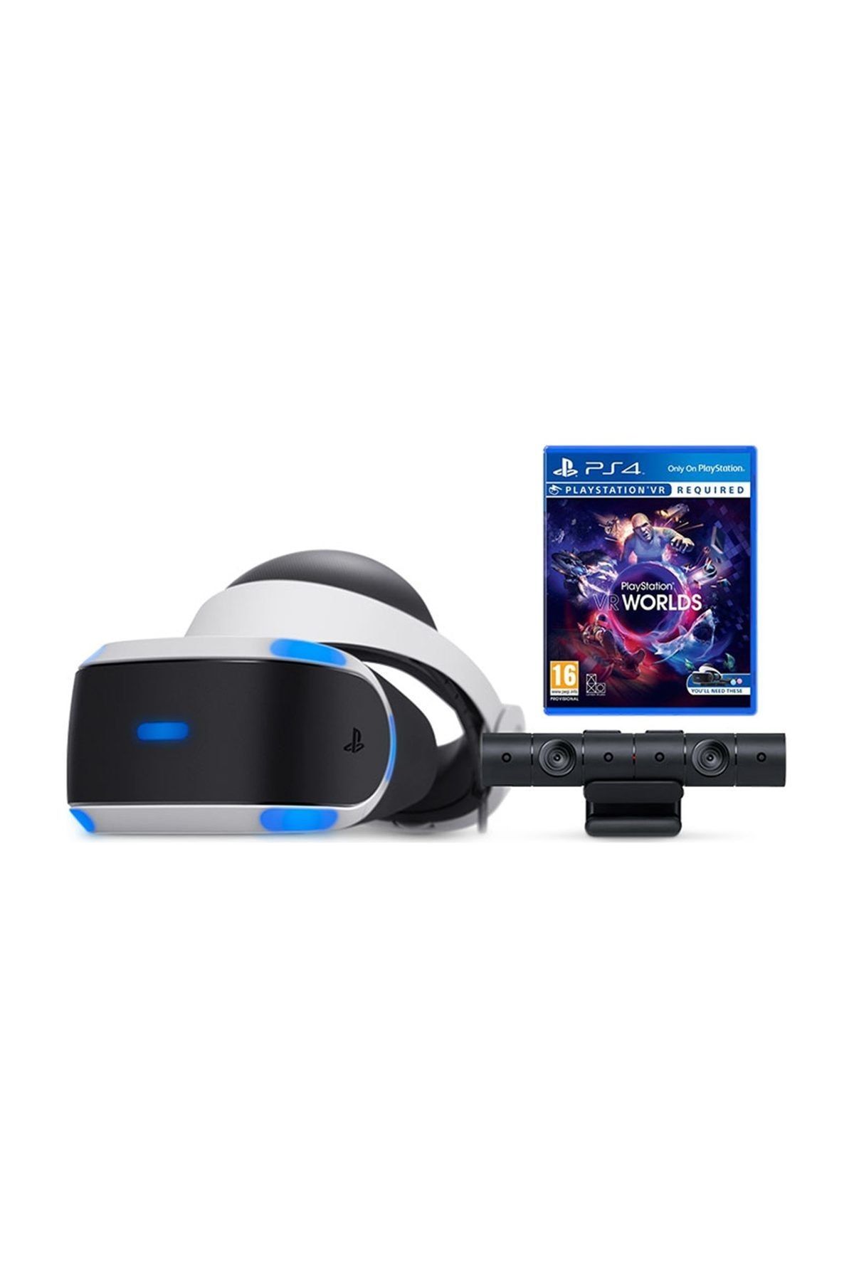 Sony Playstation VR Gözlük + VR Worlds + Camera