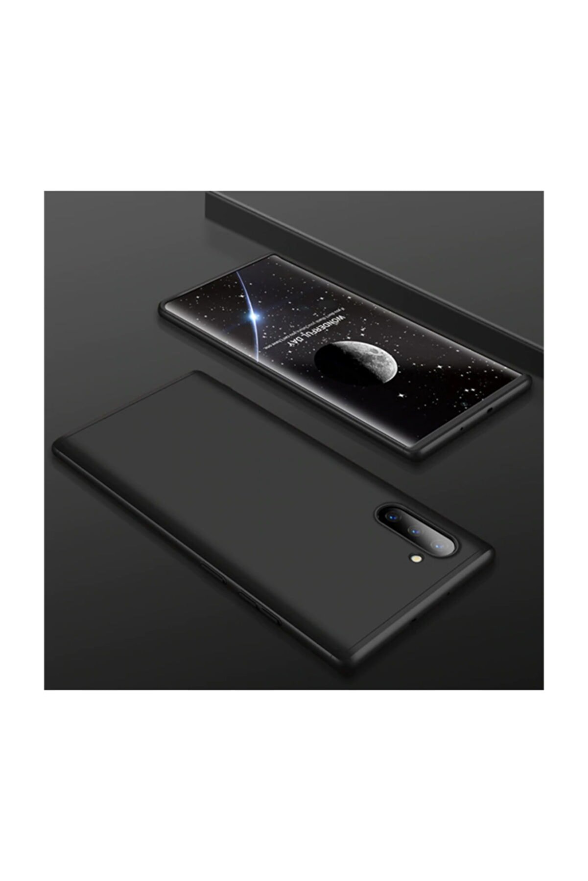 Microsonic Galaxy Note 10 Kılıf, Microsonic Double Dip 360 Protective Siyah