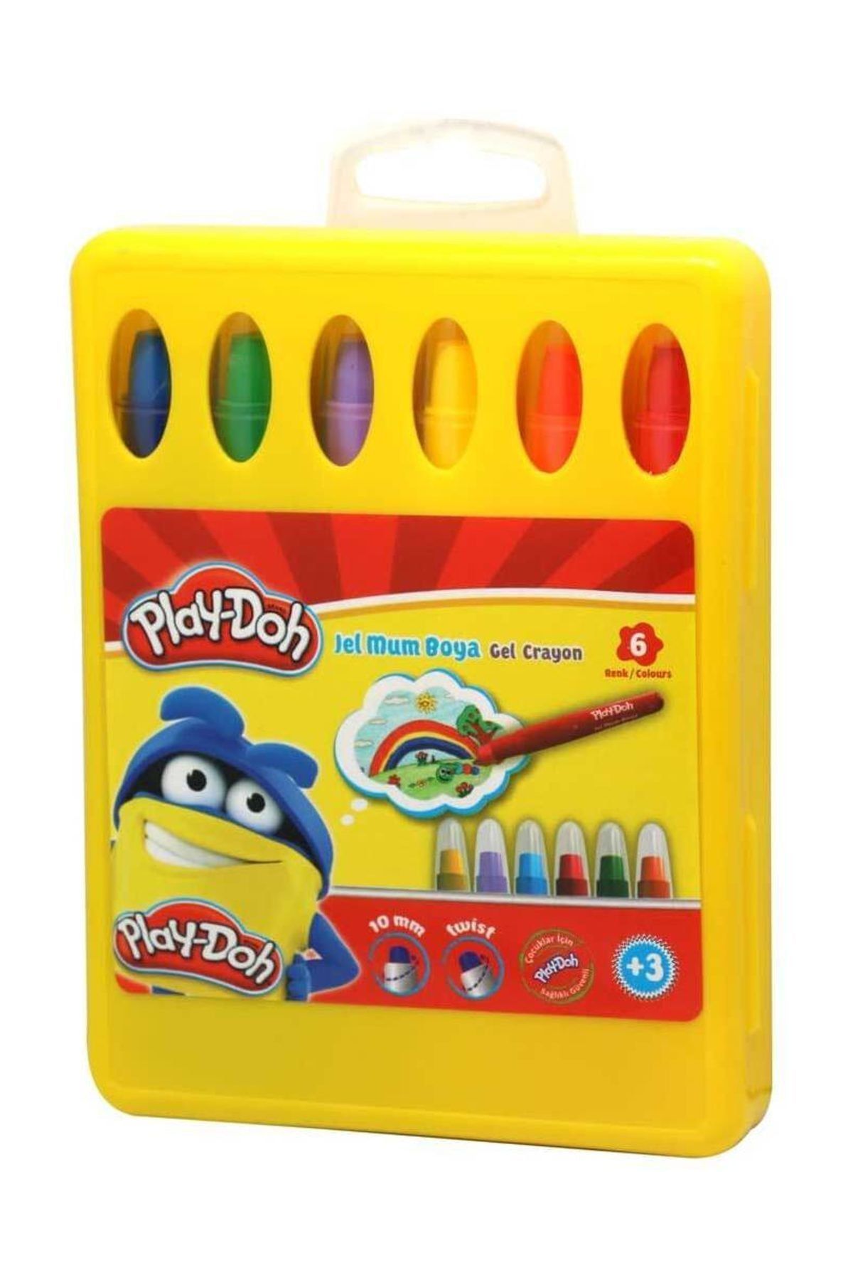 Play Doh Crayon Jel Mum Boya 6 Renk