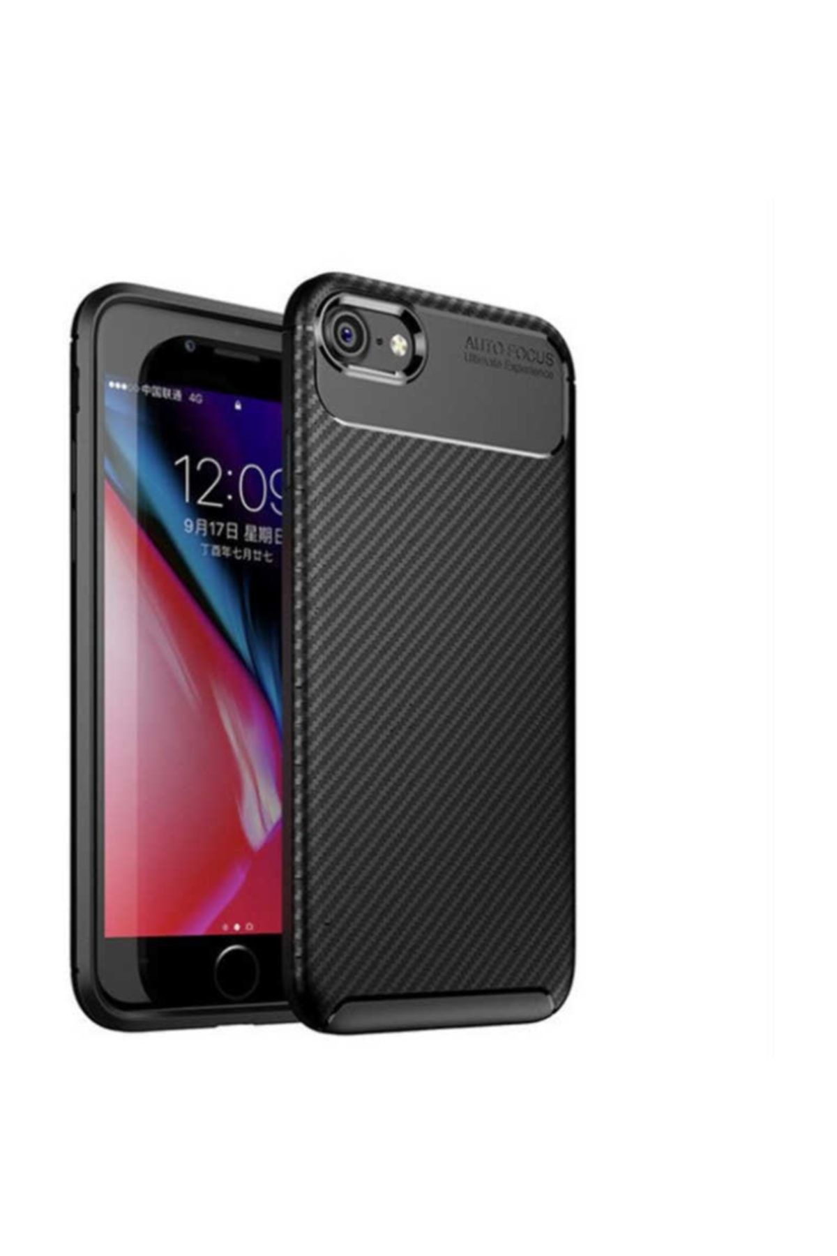 Zore Apple Iphone 6 Kılıf Negro Karbon Tasarımlı Silikon Kapak