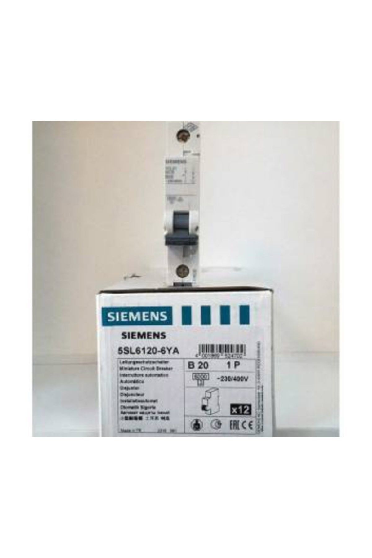 Siemens B Tip 20 Amper 6 Ka Otomat Sigorta 20 Amp