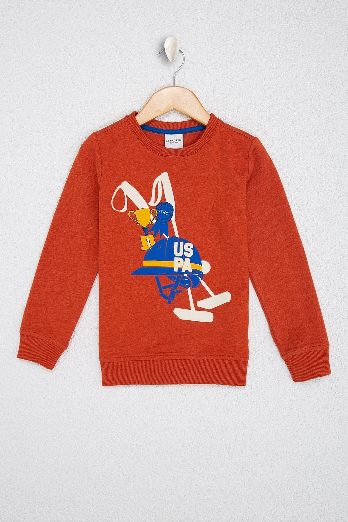 U.S. Polo Assn. Turuncu Erkek Cocuk Sweatshirt