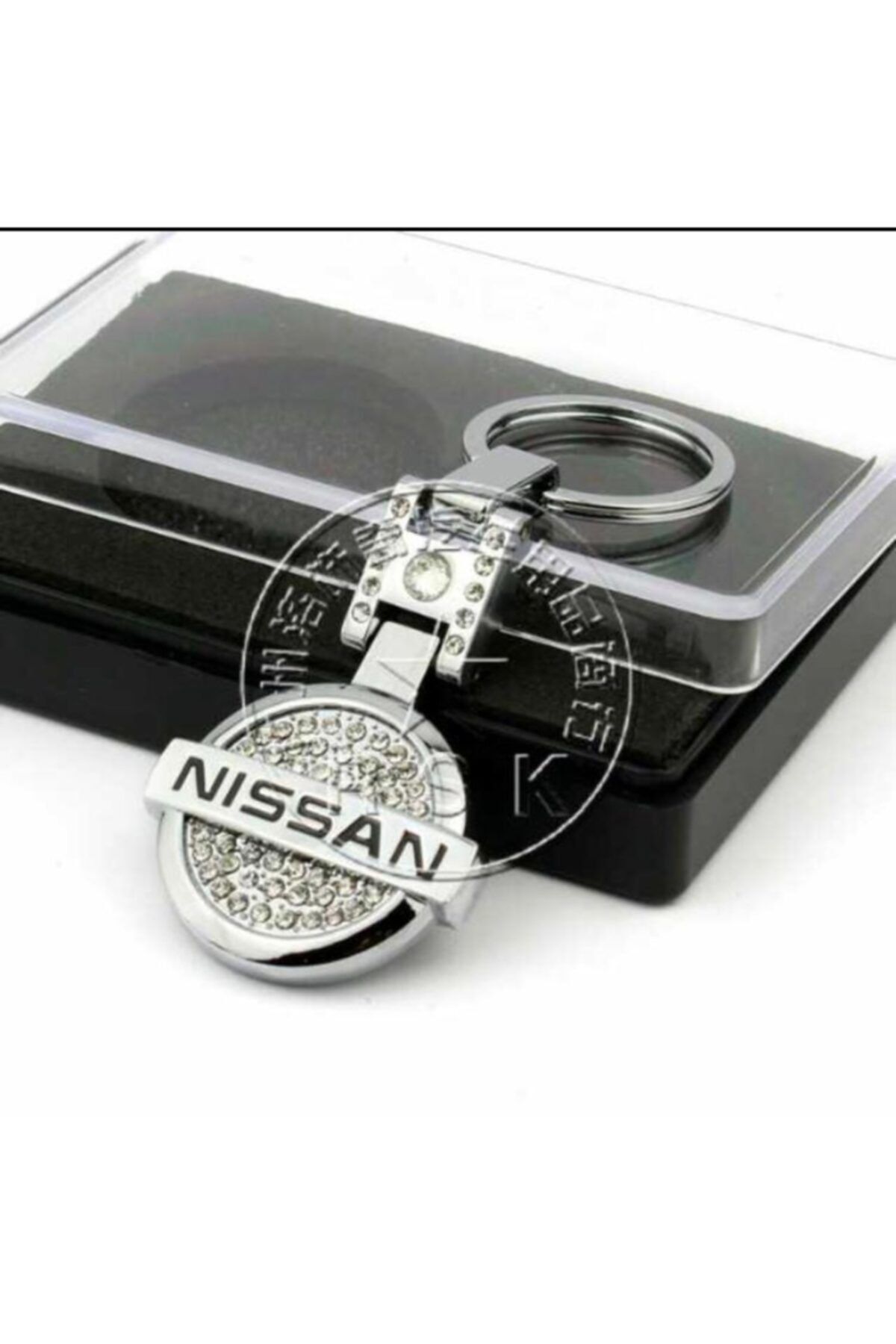 Azertaş oto aksesuar Nissan Taşlı Metal Anahtarlık 1. Kalite Şık Taşlı Dizayn Aksesuar