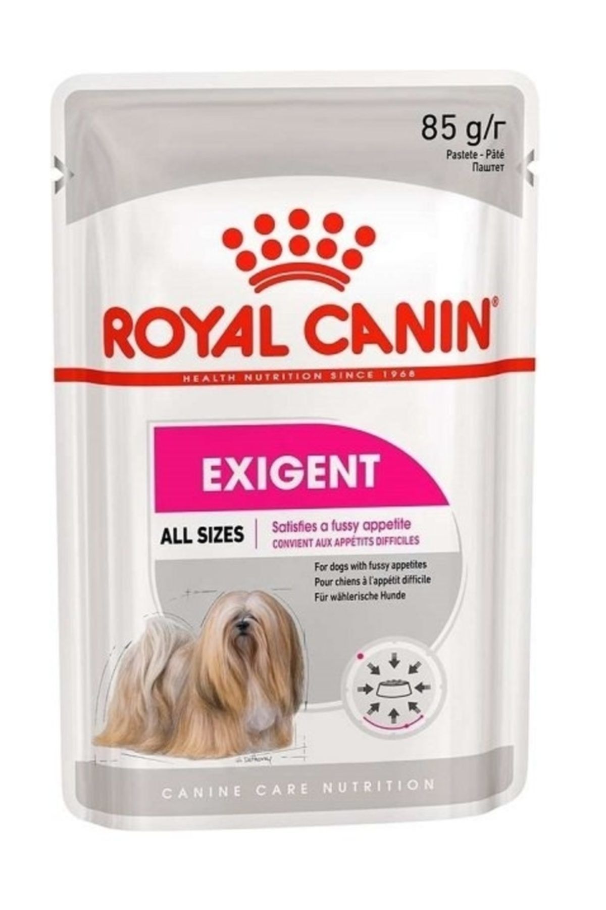 Royal Canin Pouch Exigent Adult Tüm Irklar Için Köpek Yaş Maması 85 gr x12adet