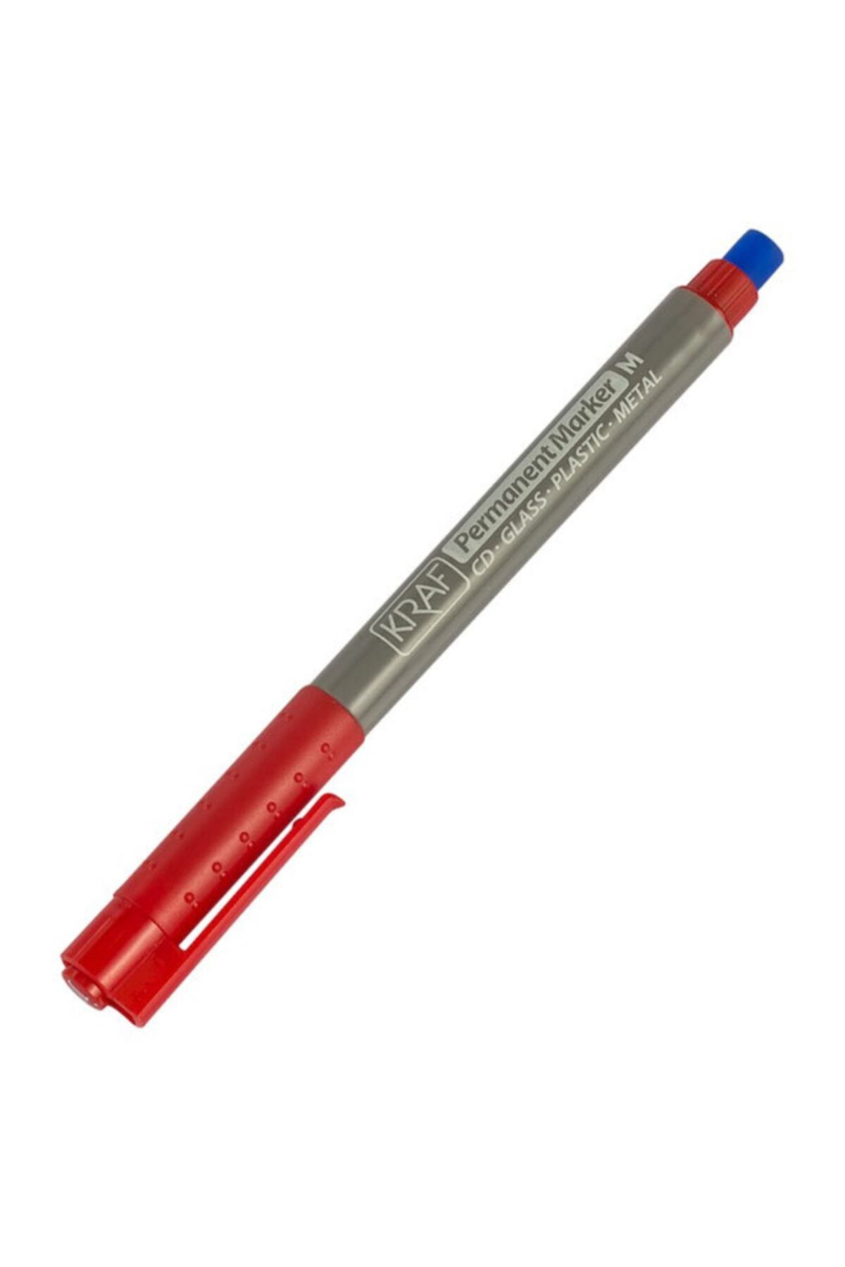 KRAF Kırmızı Asetat Kalemi Silgili (m) Medium