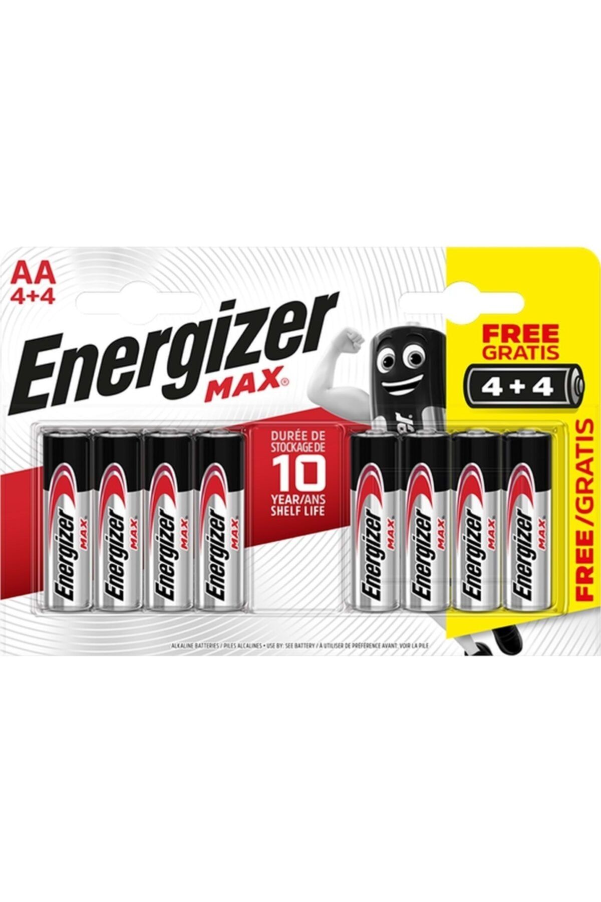 Energizer Max Alkalin Aa Pil 4+4